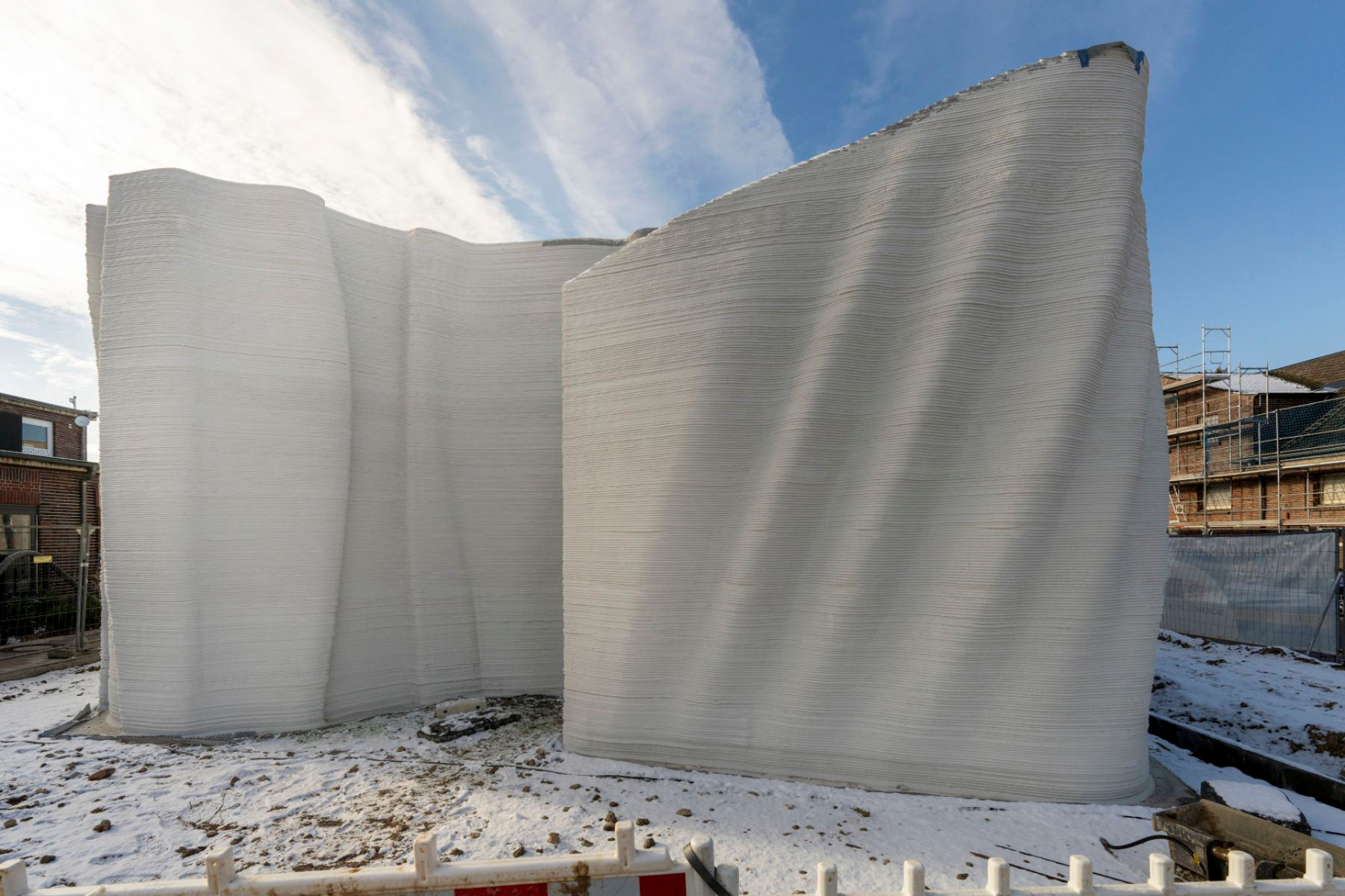 Das Wavehouse: Die gewellte Fassade gab dem 54 m langen und 9 m hohen Bauwerk seinen Namen.
