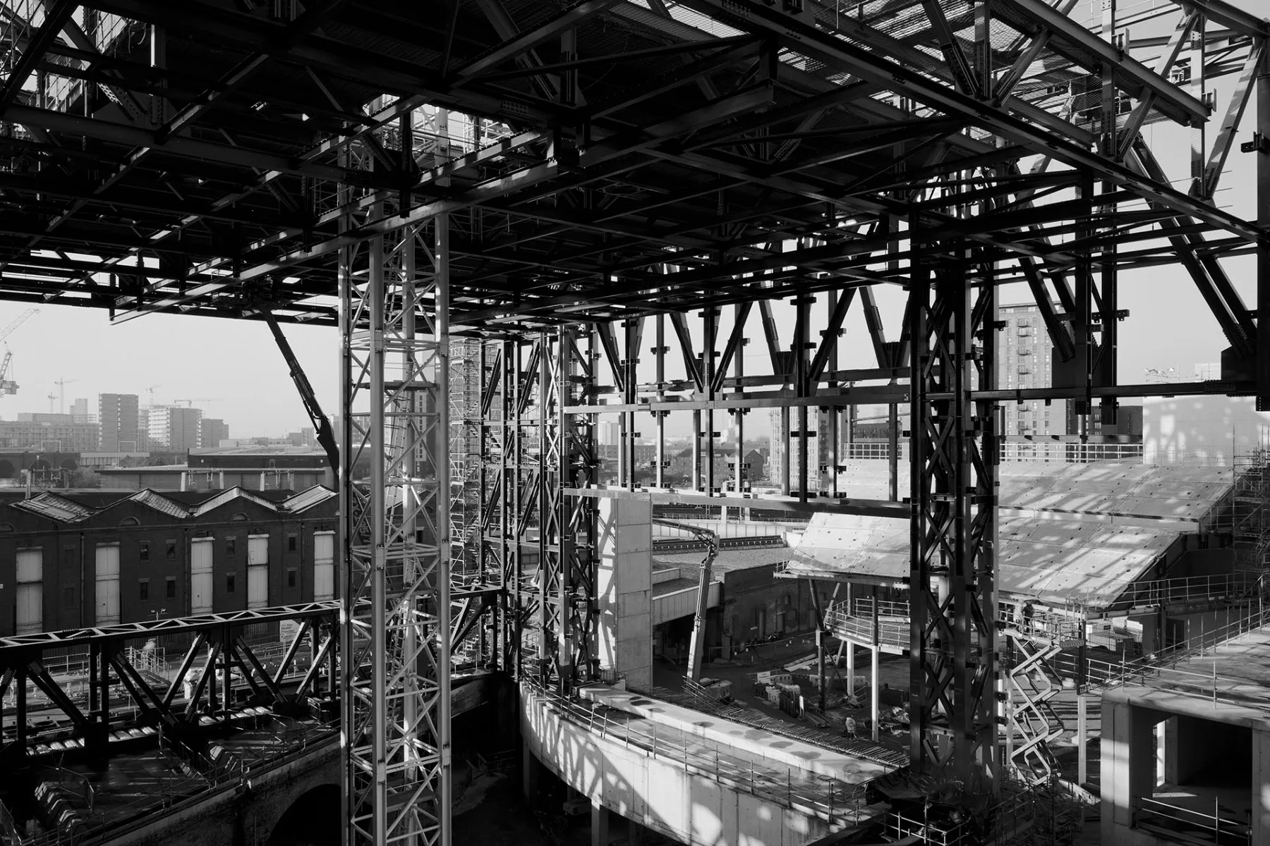 Im Aufbau: Die Aviva Studios in Manchester.