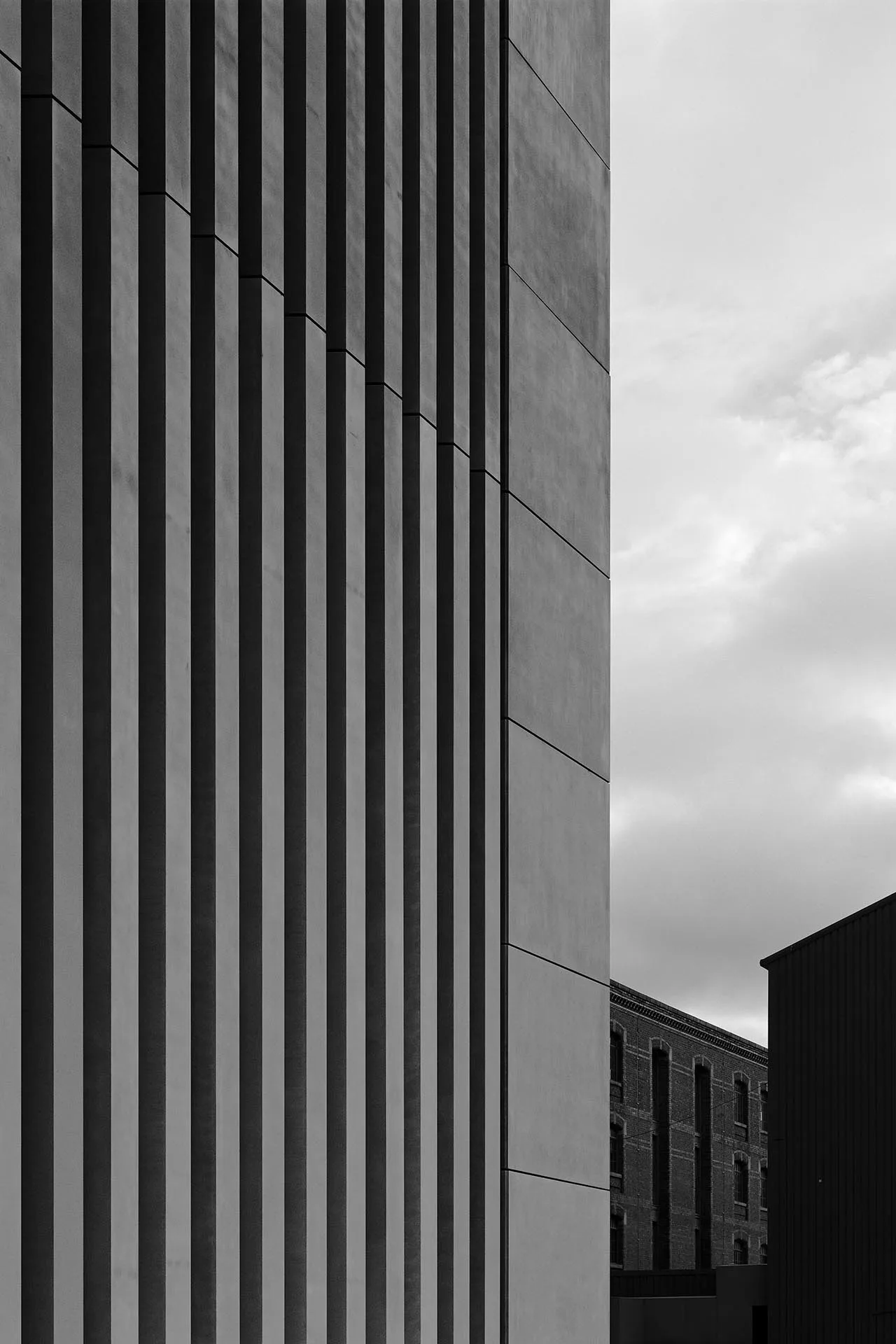 Fassade der fertiggestellten Aviva Studios