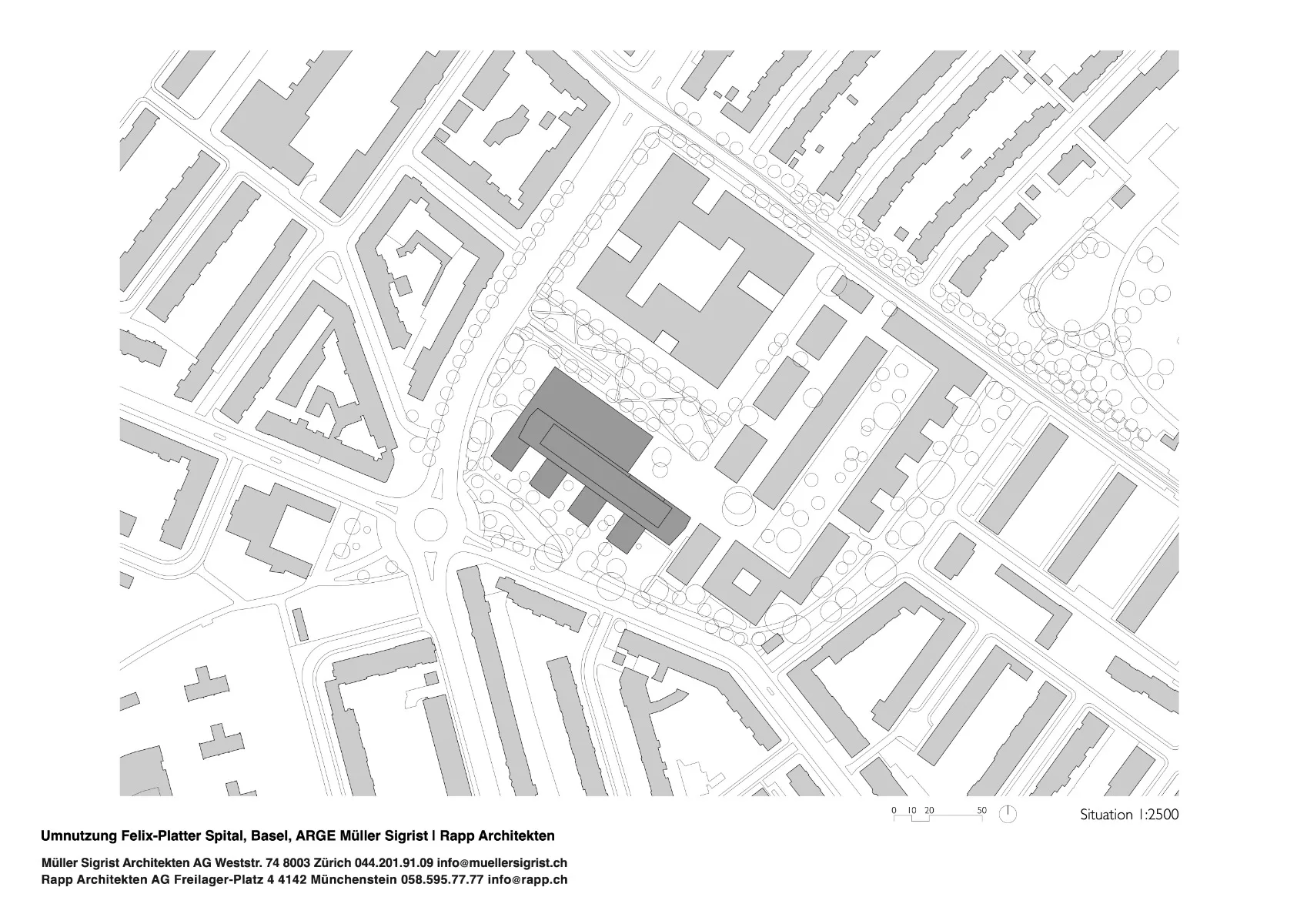Lageplan, Grafik