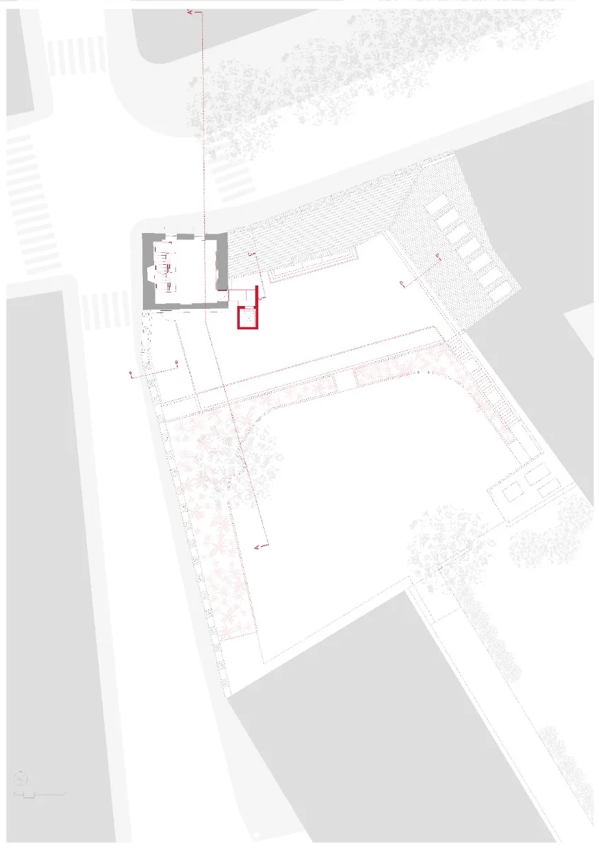 Grundriss drittes Obergeschoss, Grafik
