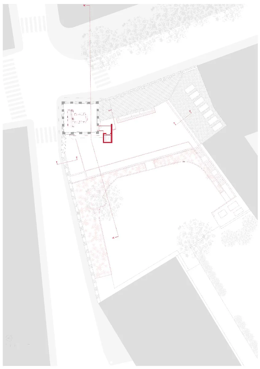 Grundriss fünftes Obergeschoss, Grafik