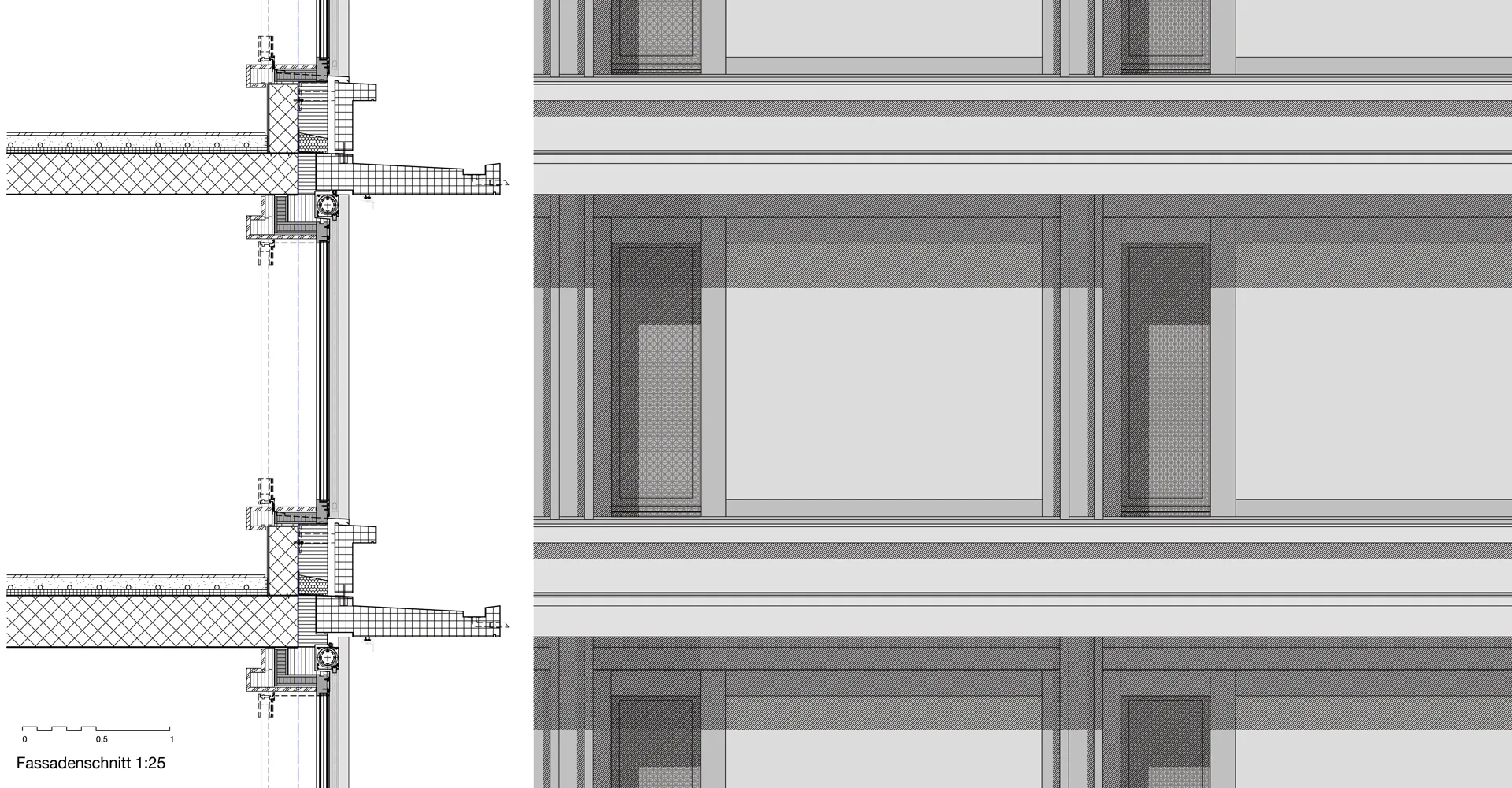 Detail Fassade, Grafik