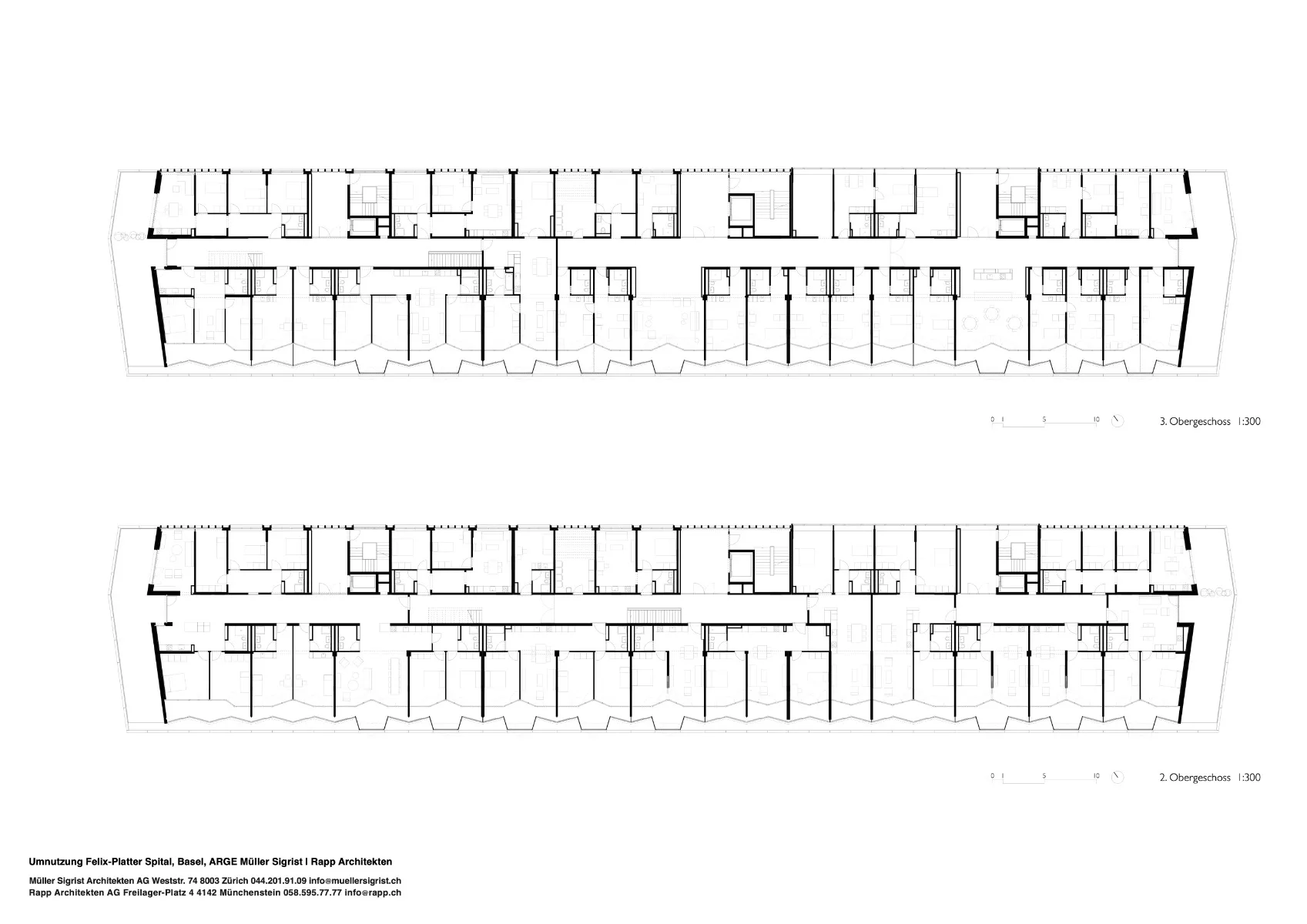 Grundriss zweites Obergeschoss, Grafik