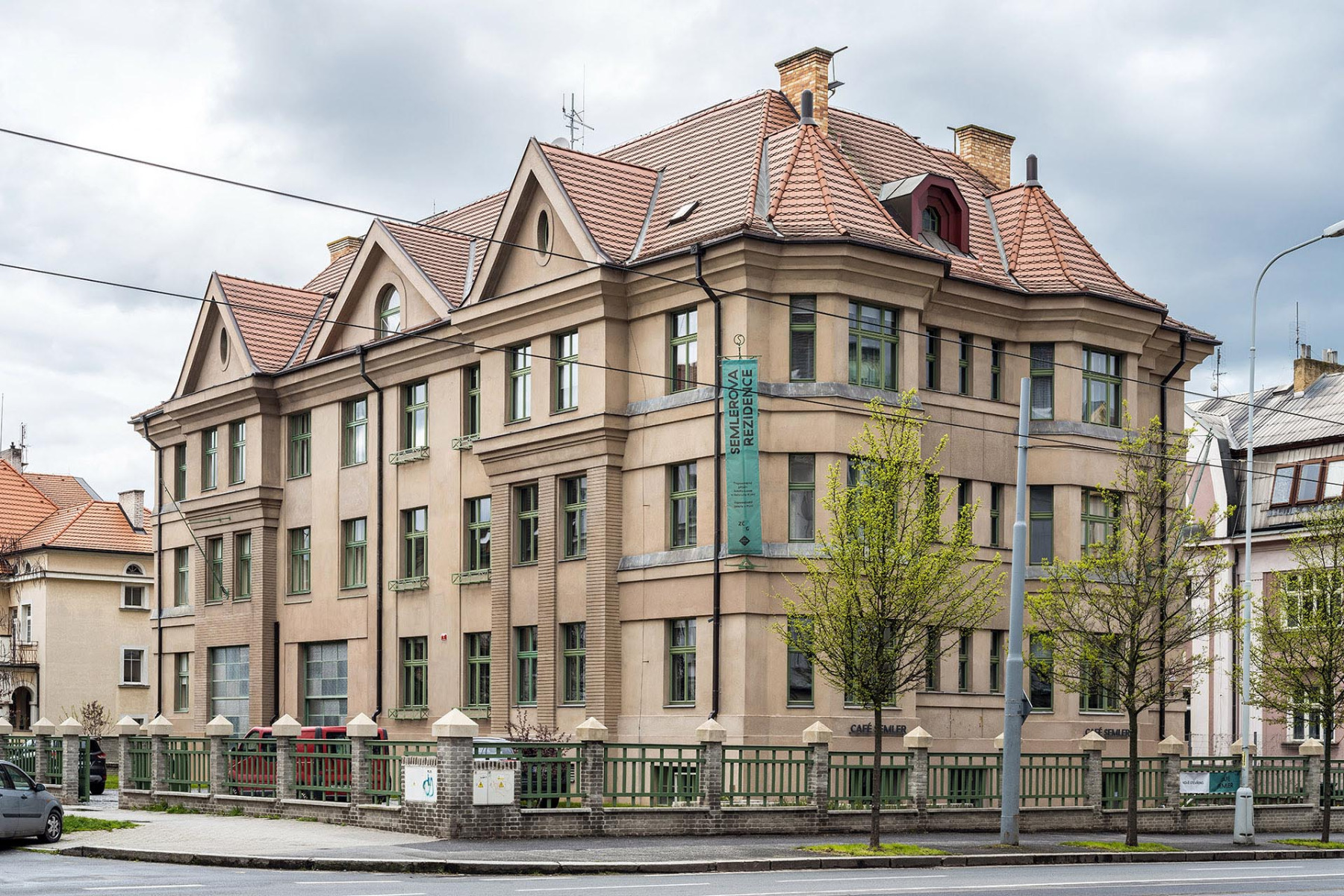 Historische Loos-Villa in Pilsen