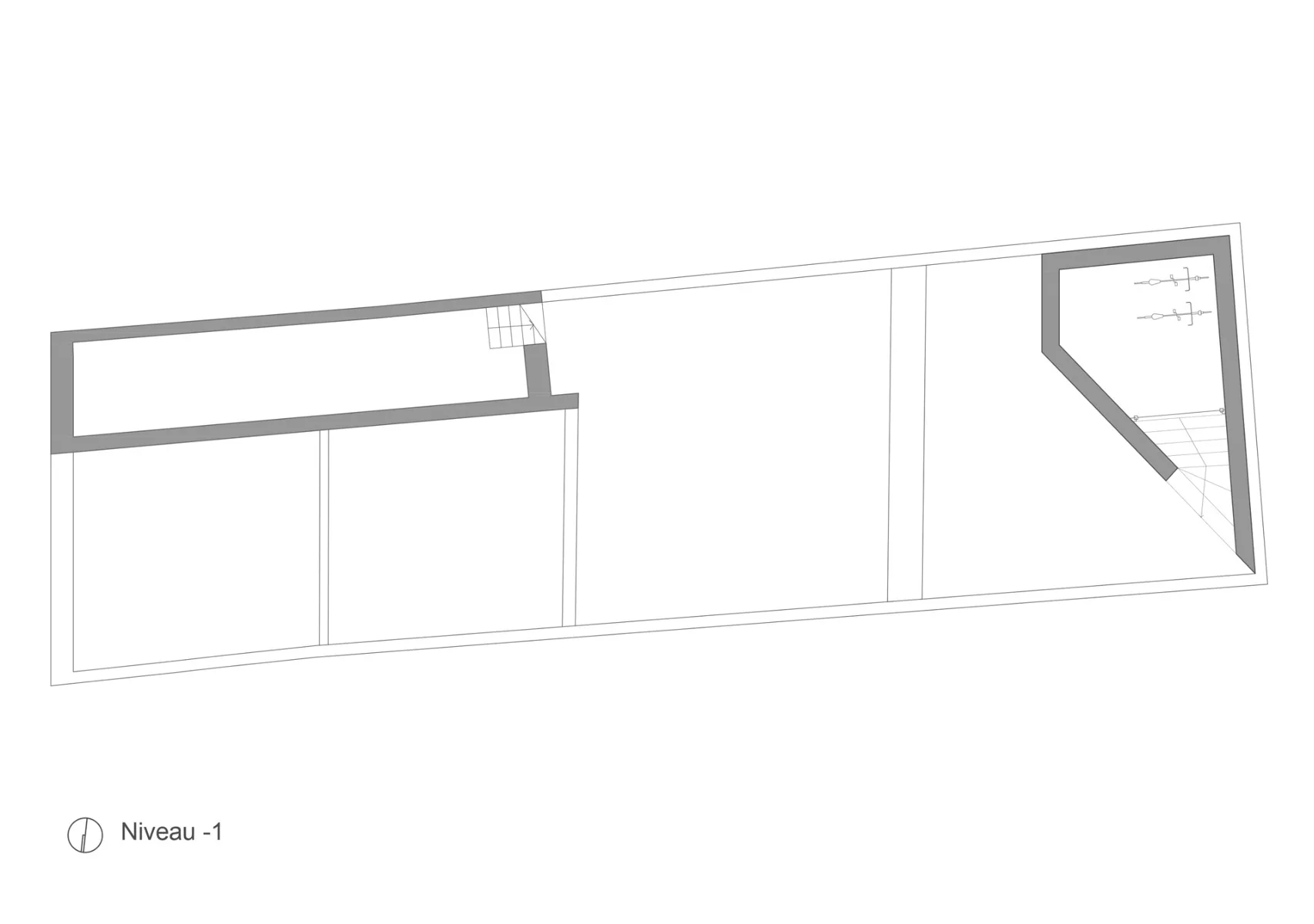 Grundriss Untergeschoss, Grafik