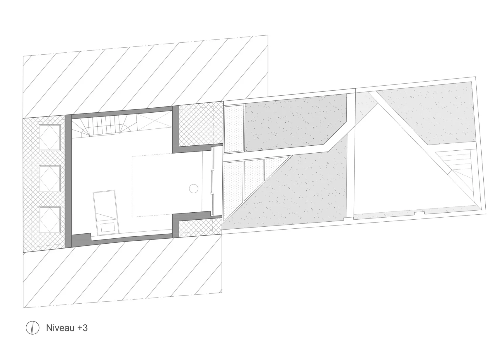 Grundriss drittes Obergeschoss, Grafik