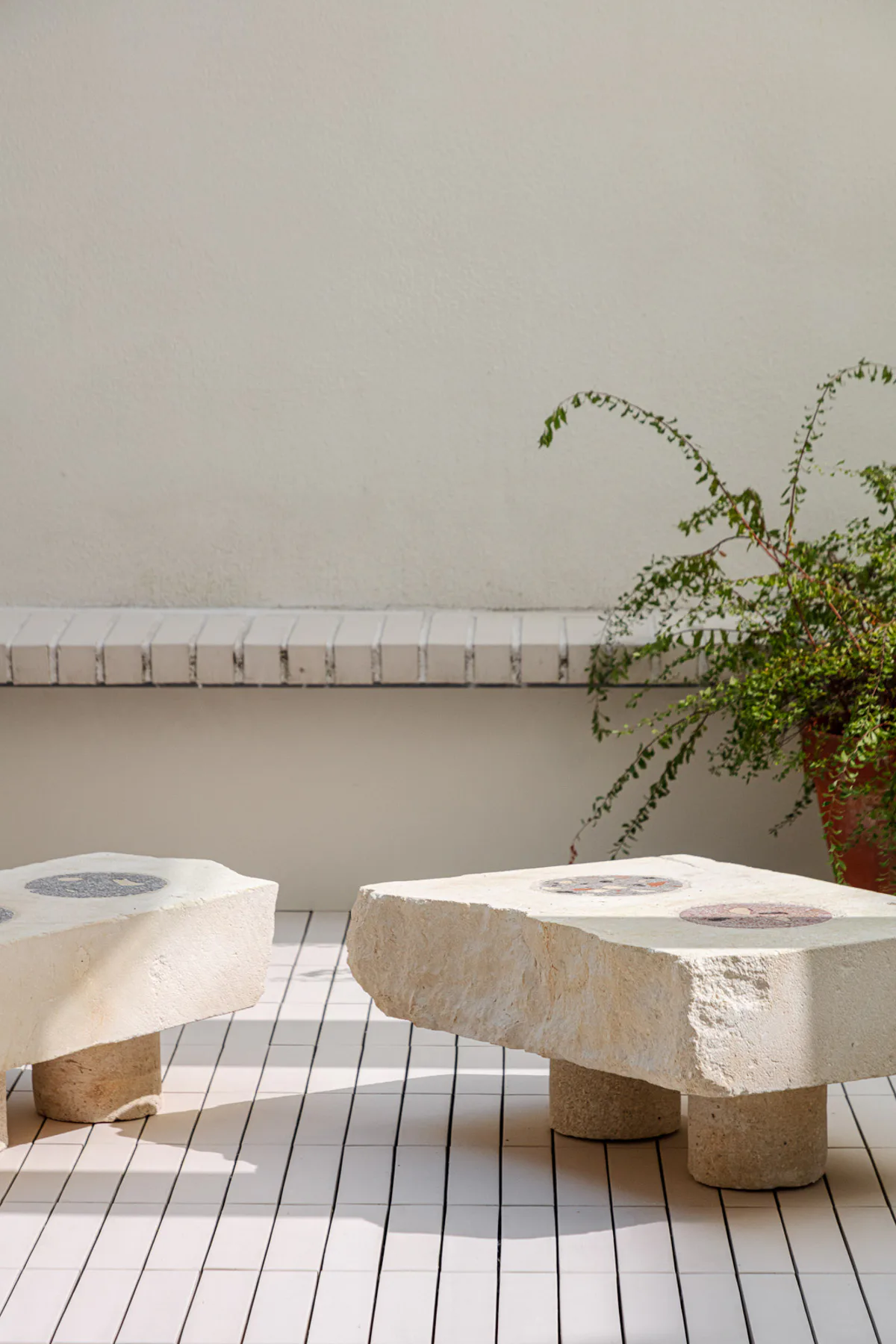 Details der Terrasse