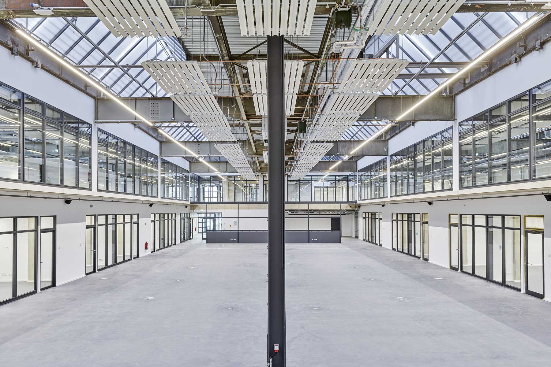 Transparenter Look für historische Industriehalle