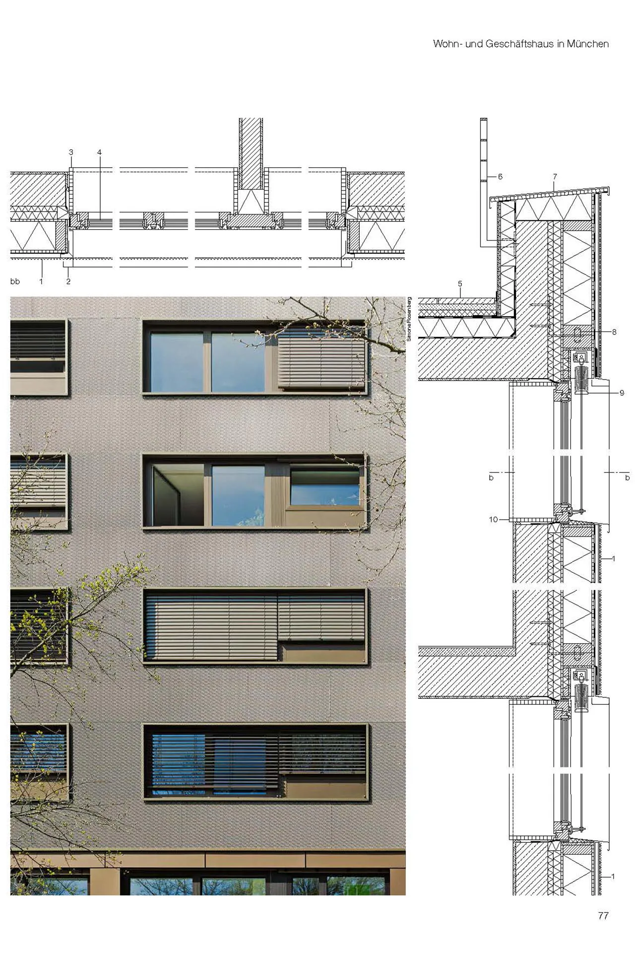 Blick ins Buch: Neue Fassade für das Geschäftshaus in München
