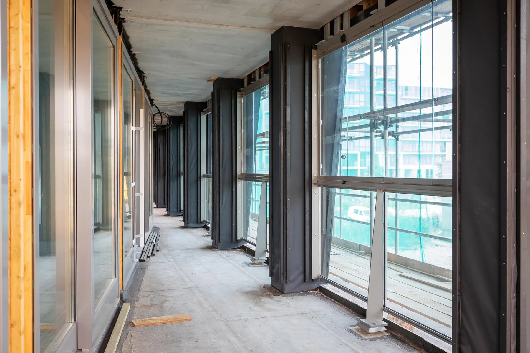 Baustelle, Fassade