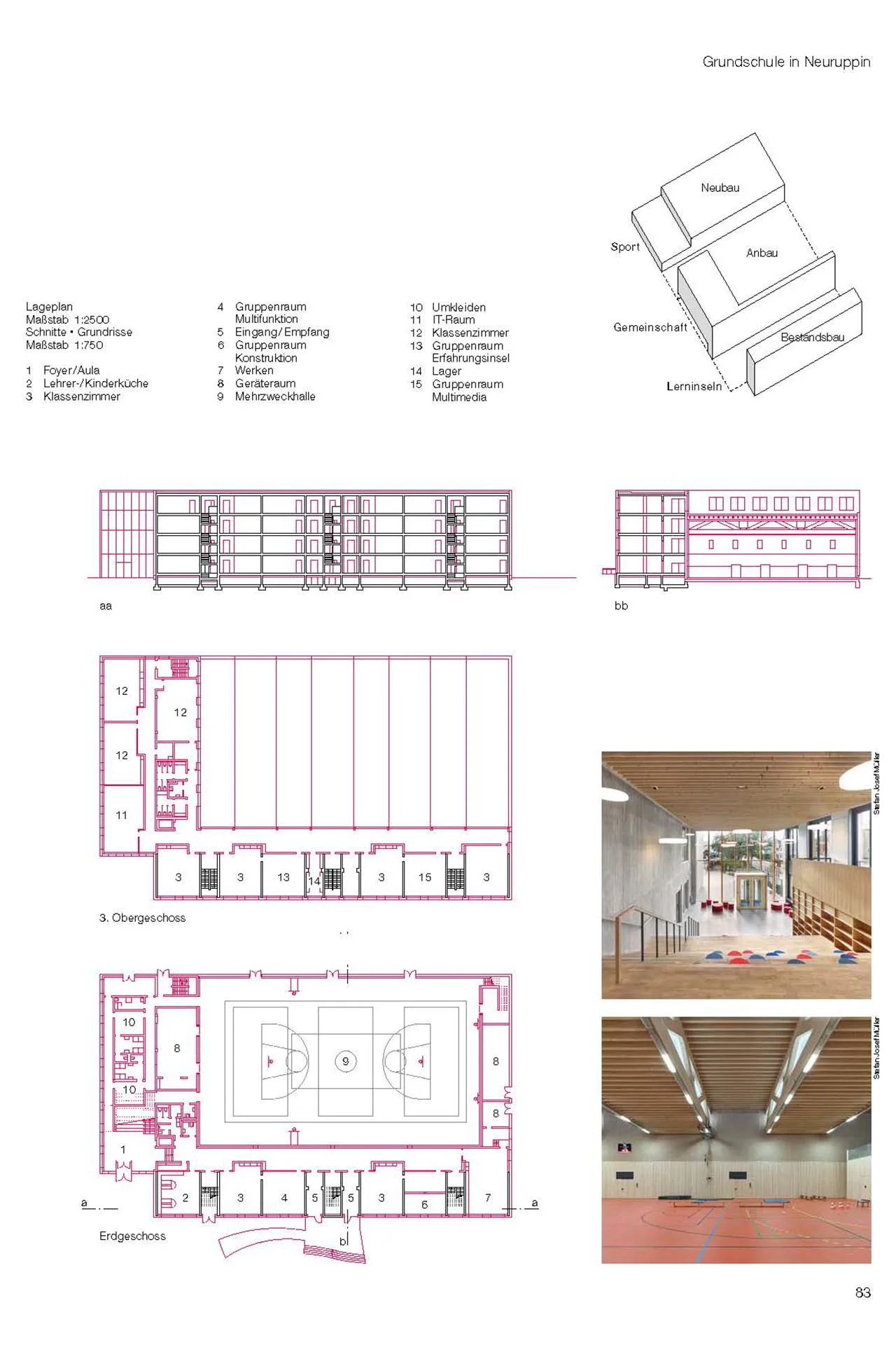 Blick ins Buch: Fassadensanierung einer Grundschule in Neuruppin (DE) von CKRS Architekten