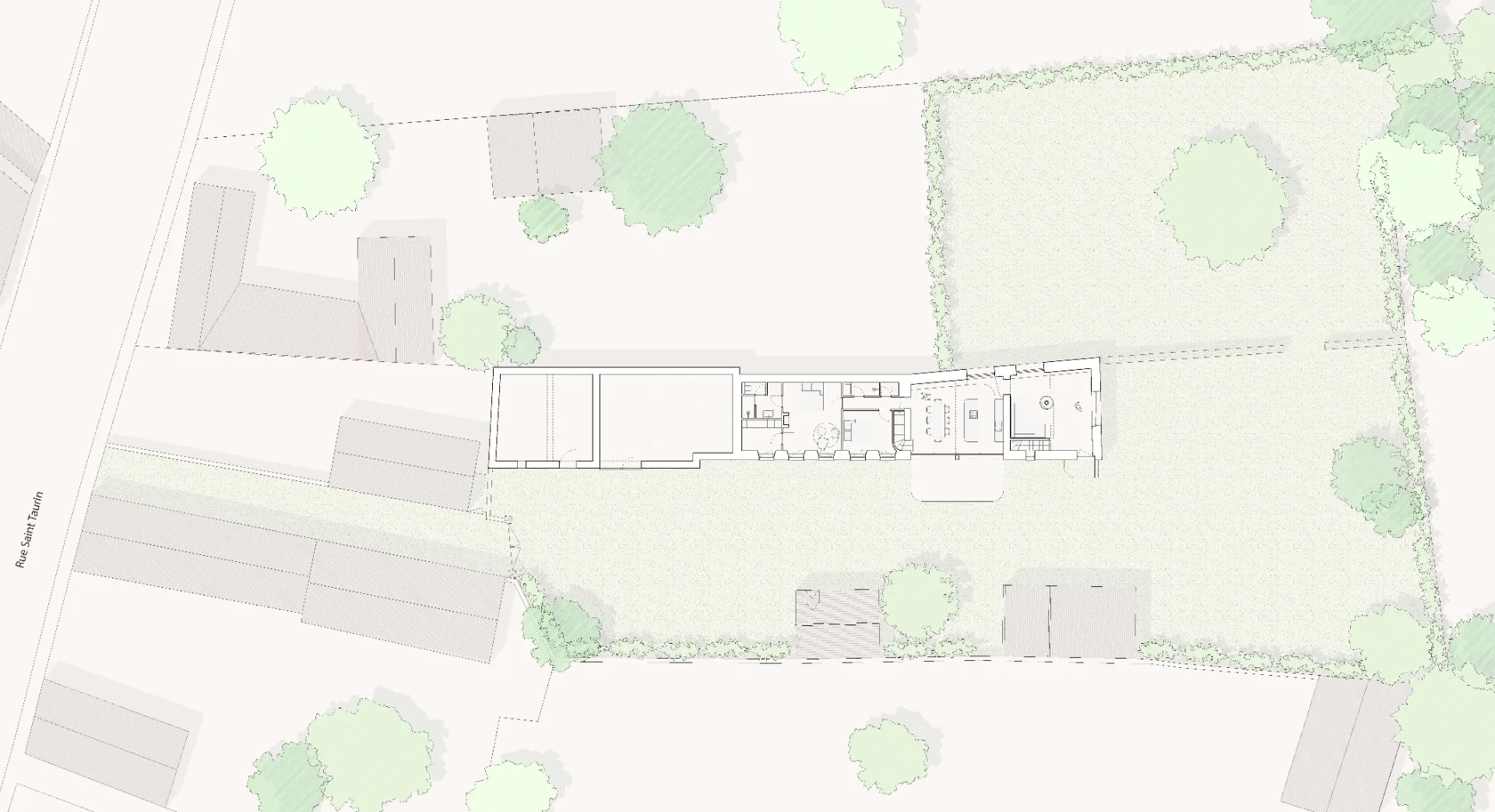 Grundriss Erdgeschoss, Grafik