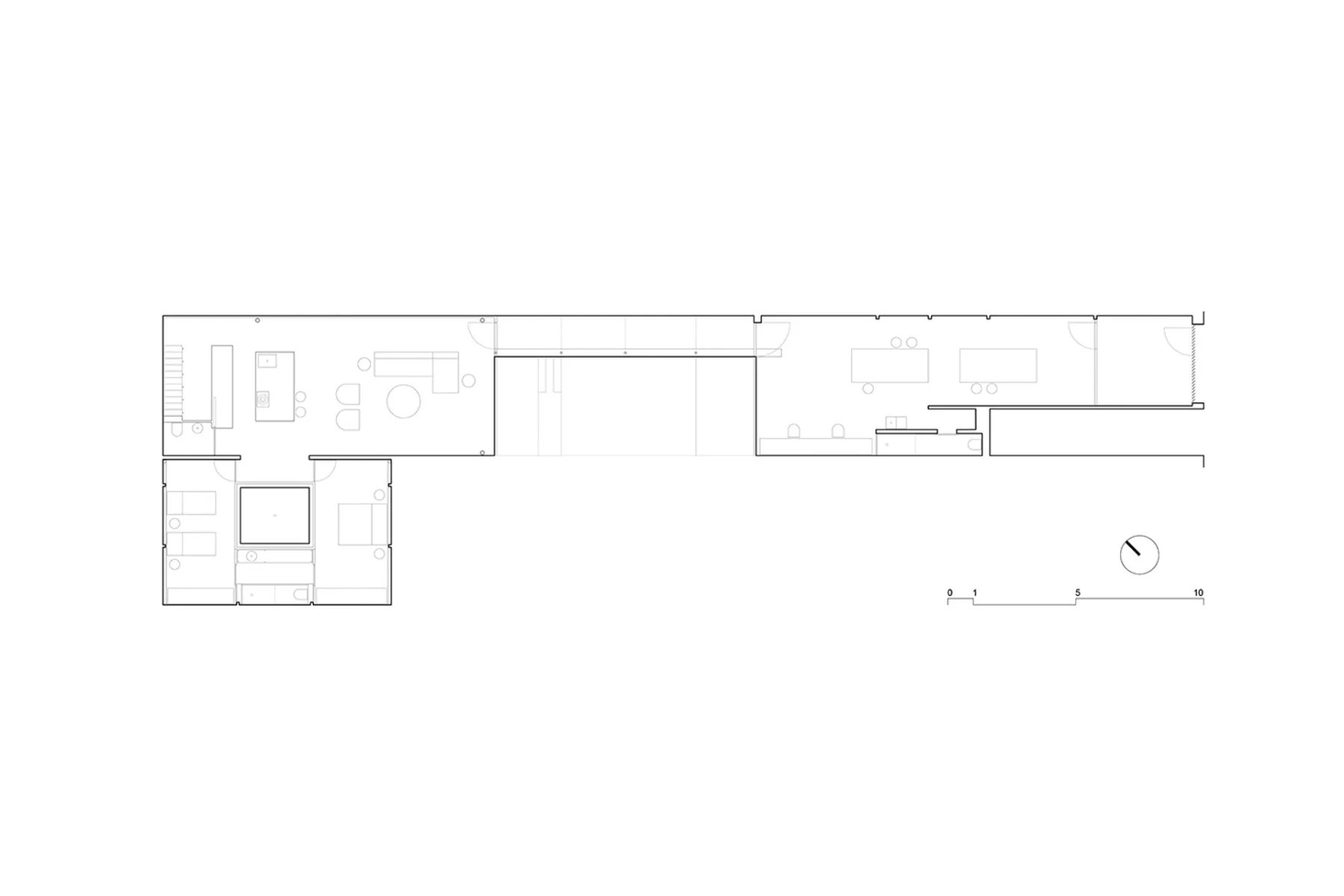 Grundriss EG, Grafik