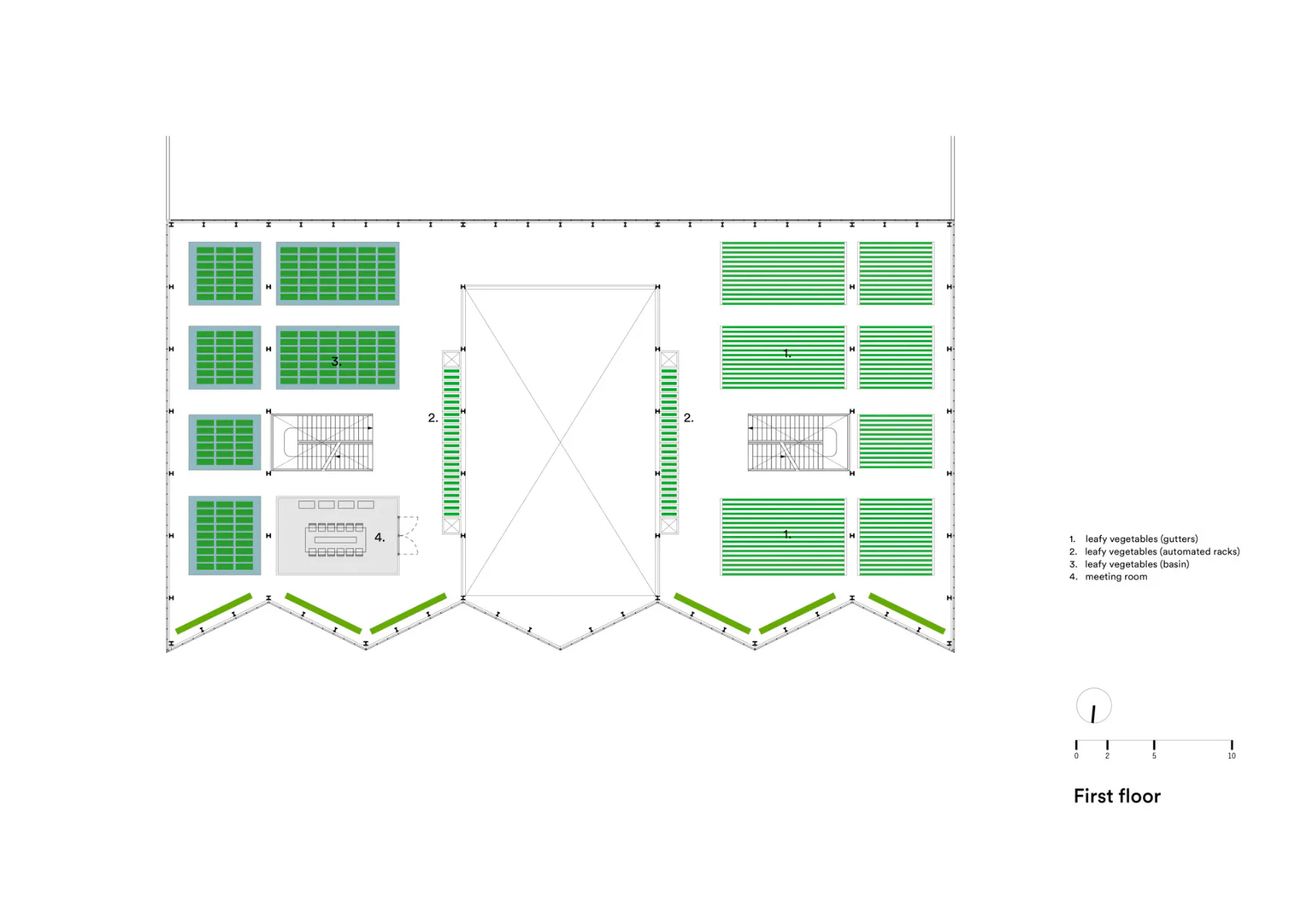 Grundriss erstes Obergeschoss, Grafik