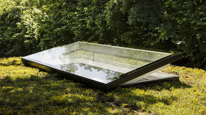 VELUX Flachdach-Fenster - Neues Designs mit Flachglas und schlankem Rahmen