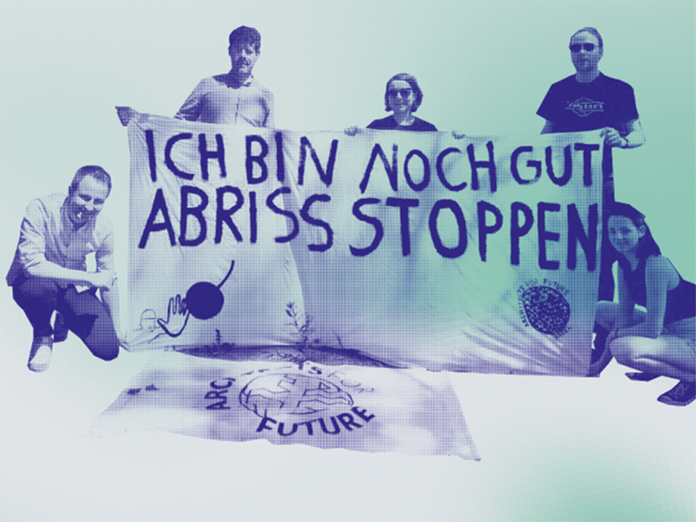 Eine zentrale Forderung von Architects for Future ist es, den Abriss von Gebäuden zu stoppen und die vorhandene Bausubstanz weiterzunutzen.