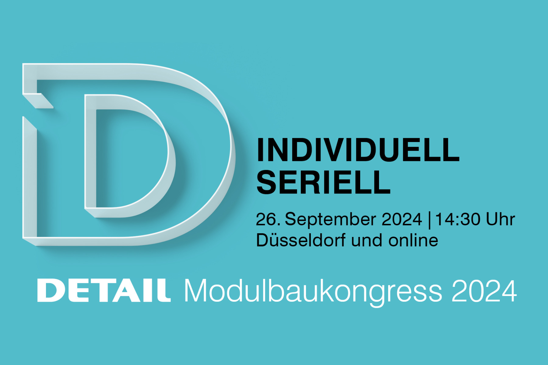 DETAIL Kongress Modulbau 2024