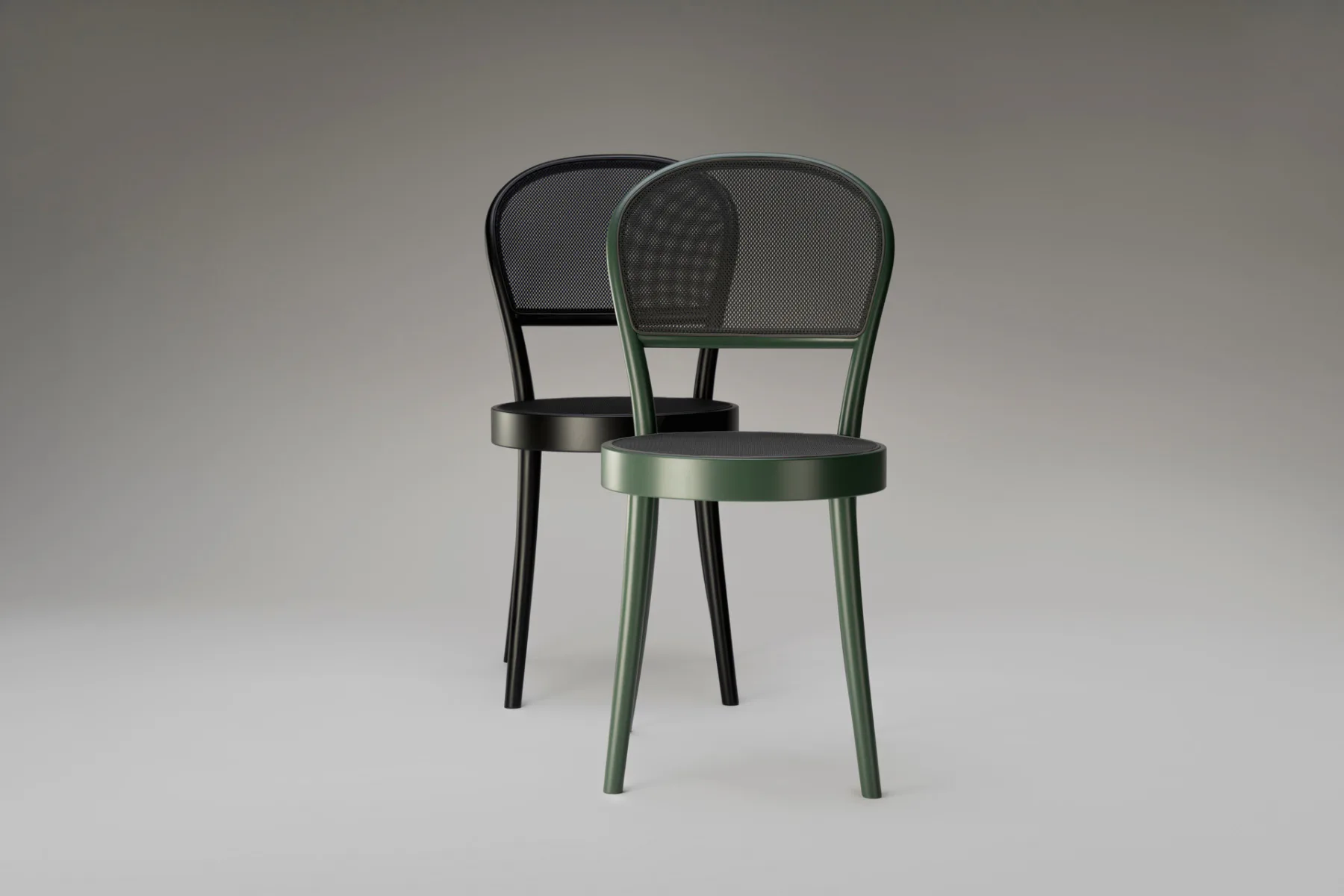Der Stuhl 314 von Ton ist eine moderne Neuinterpretation des Klassikers Nr. 14, entworfen von den schwedischen Designern Claesson Koivisto Rune.