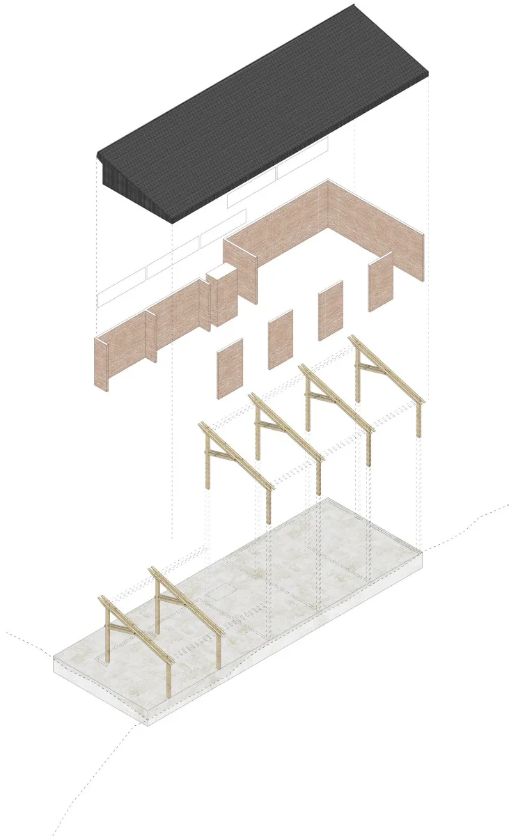 Konstruktion in Axonometrie, Grafik