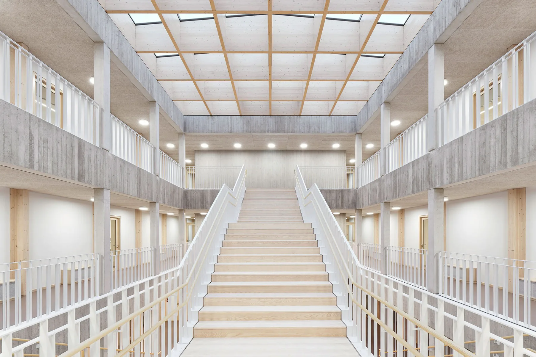 Hugo-Häring-Landespreis 2024: Grundschule Fuchshofstraße in Ludwigsburg, Architektur: VON M, Bauherr: Stadt Ludwigsburg