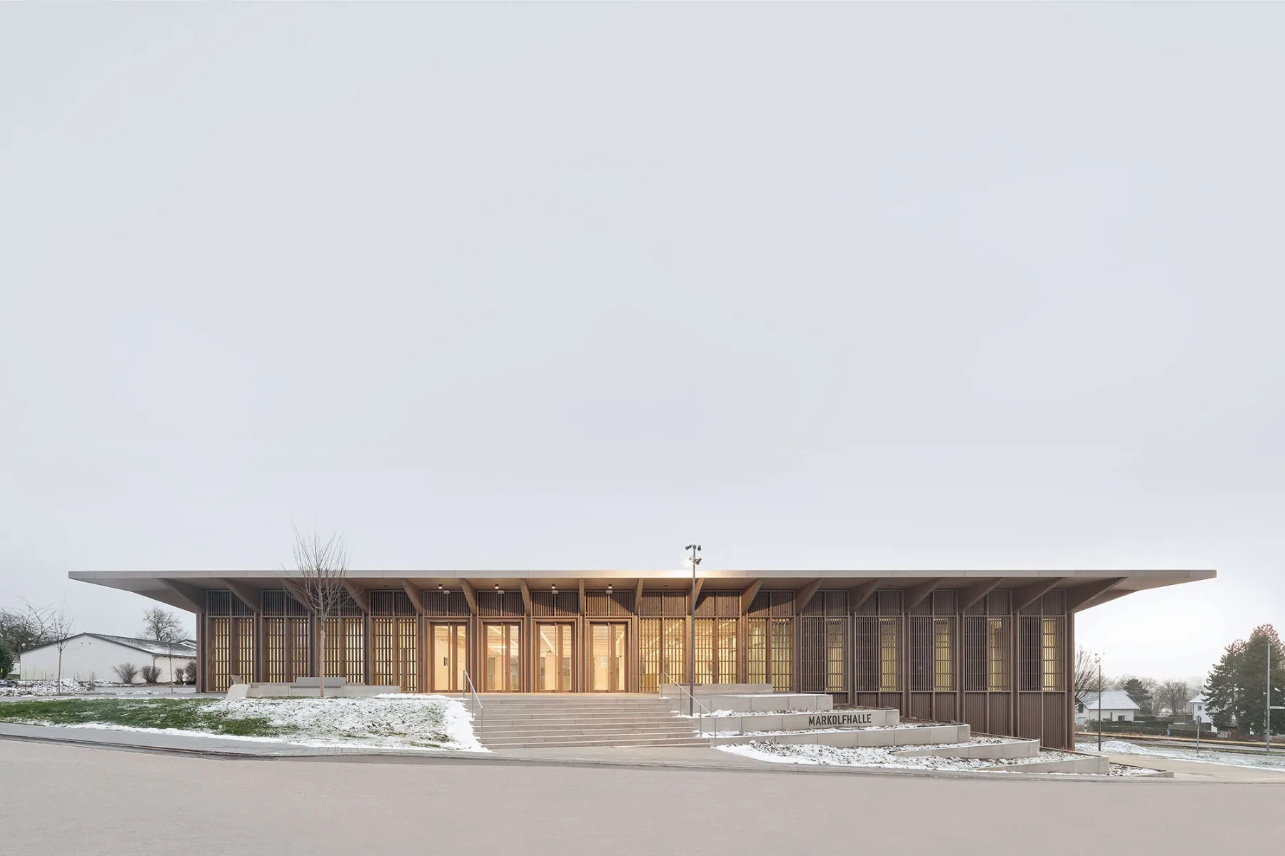 Hugo-Häring-Landespreis 2024: Markolfhalle Markelfingen in Radolfzell, Architektur: Steimle Architekten, Bauherr: Große Kreisstadt Radolfzell