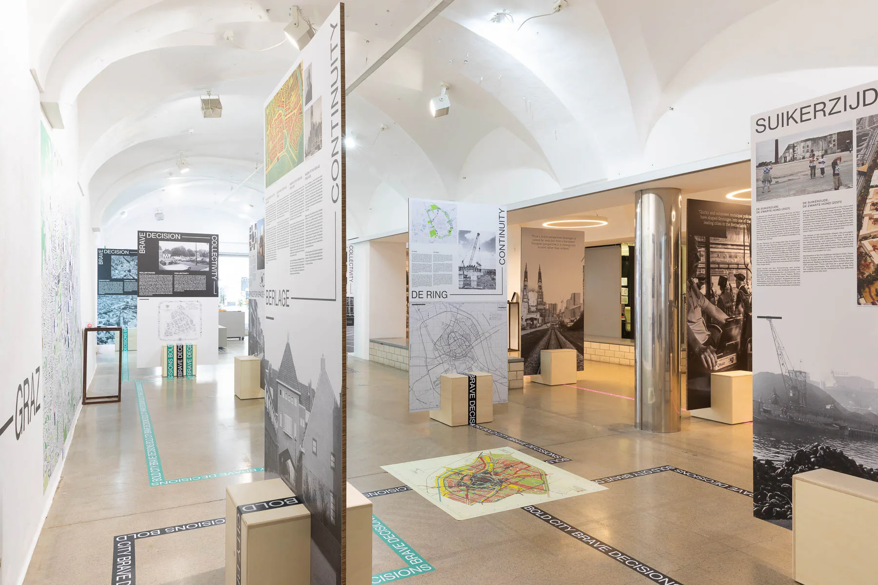 In der Ausstellung: ‘Mutige Stadt, mutige Entscheidungen – wie sich Groningen in eine Modellstadt verwandelte’