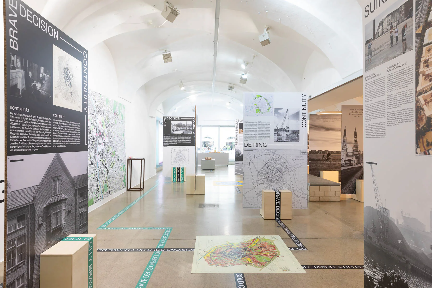 In der Ausstellung: ‘Mutige Stadt, mutige Entscheidungen - wie sich Groningen in eine Modellstadt verwandelte’