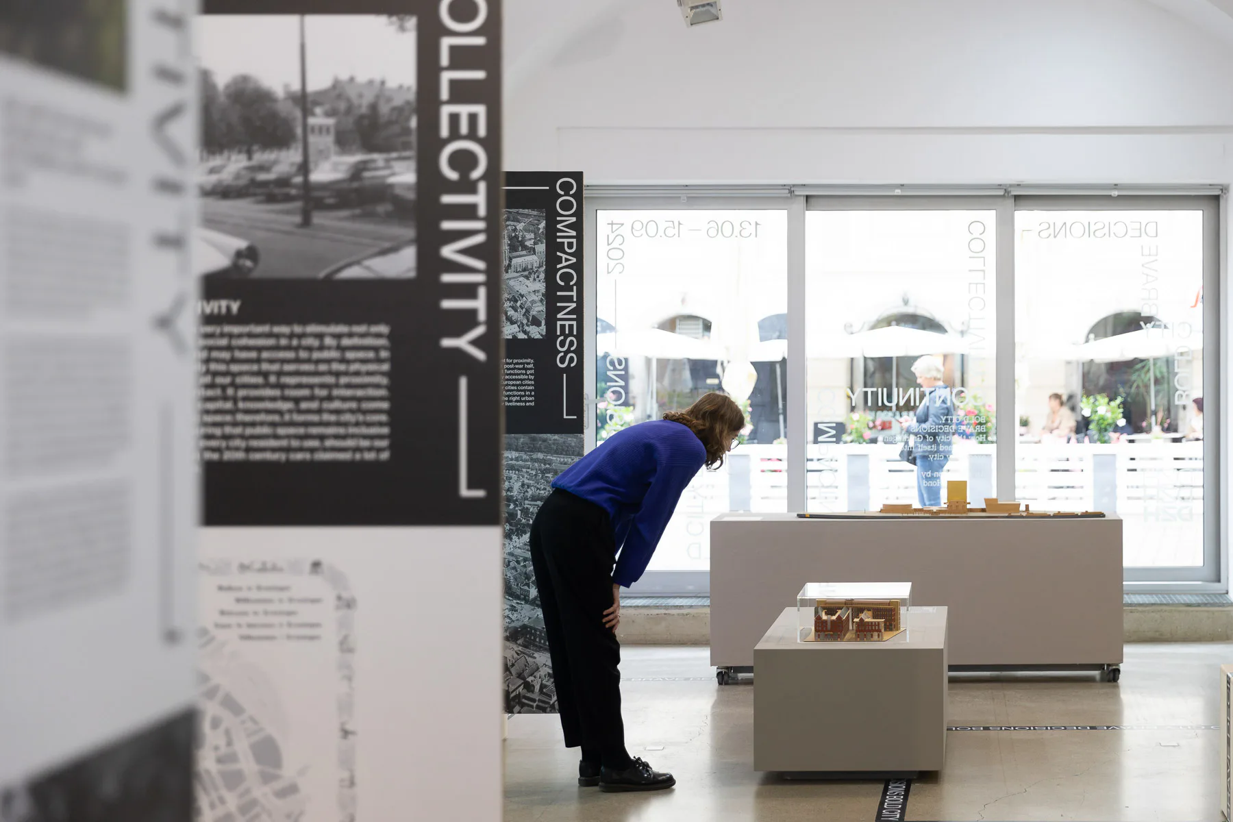 In der Ausstellung: ‘Mutige Stadt, mutige Entscheidungen - wie sich Groningen in eine Modellstadt verwandelte’