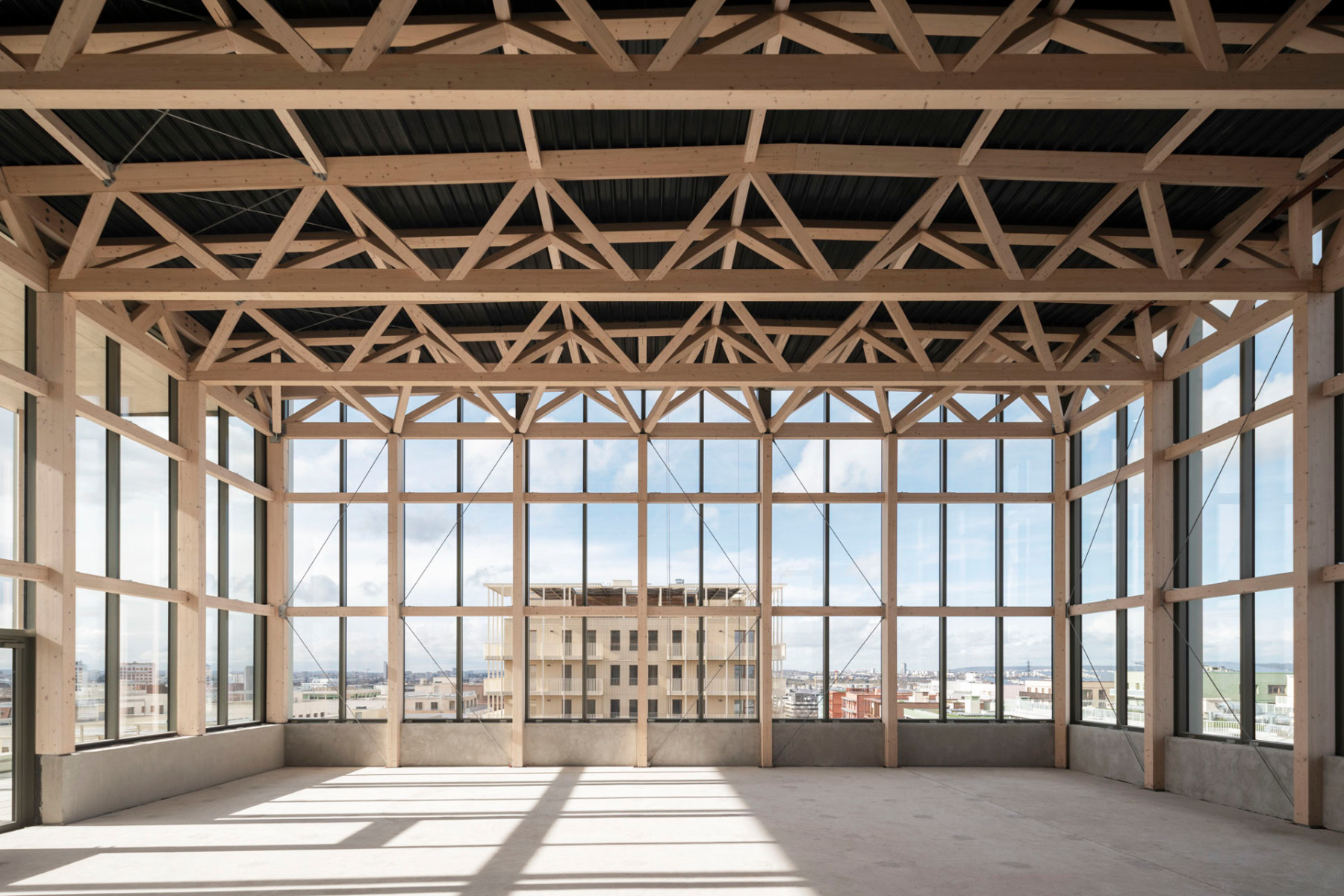 Holzhybridbau im Olympischen Dorf Paris von Dream