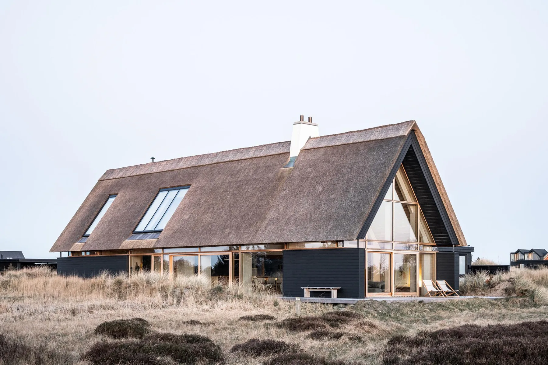 Das Sommerhaus für drei Generationen liegt in der dänischen Hafenstadt Skagen.