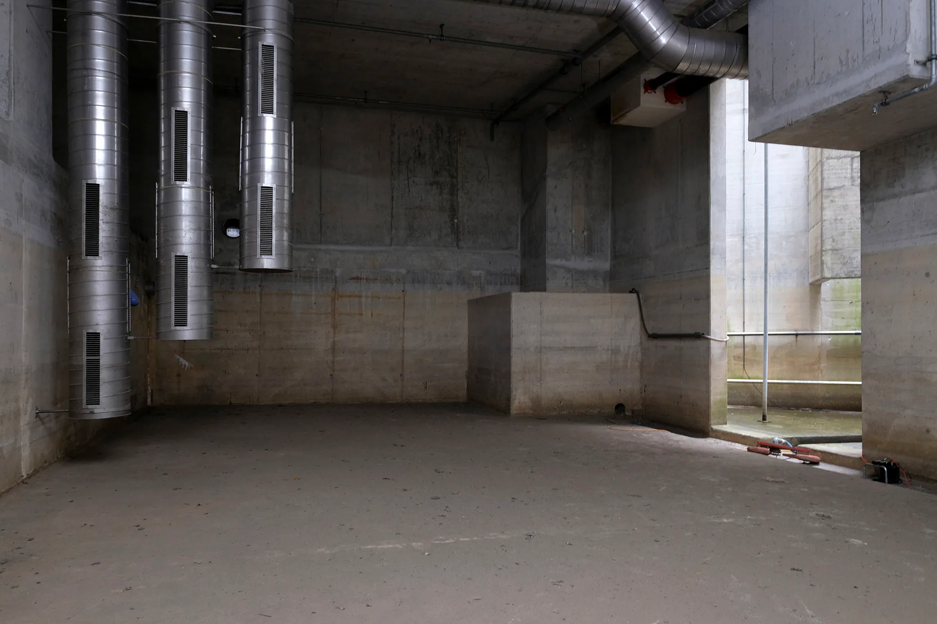 Unterirdisches Wasserreservoir im Parkhaus Leimgrube, Architekturwoche Basel 2024
