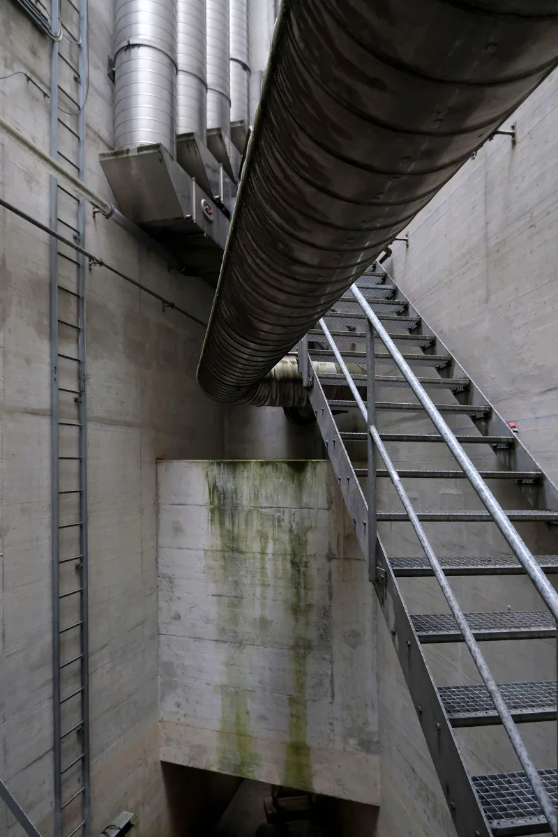 Versorgungsschacht des Parkhaus Leimgrube, Architekturwoche Basel 2024