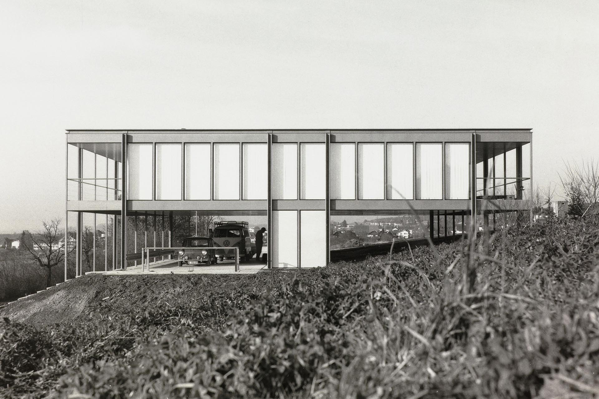 Das Buchli (1969) von Fritz Haller, Wohnsitz der Familie Schärer.