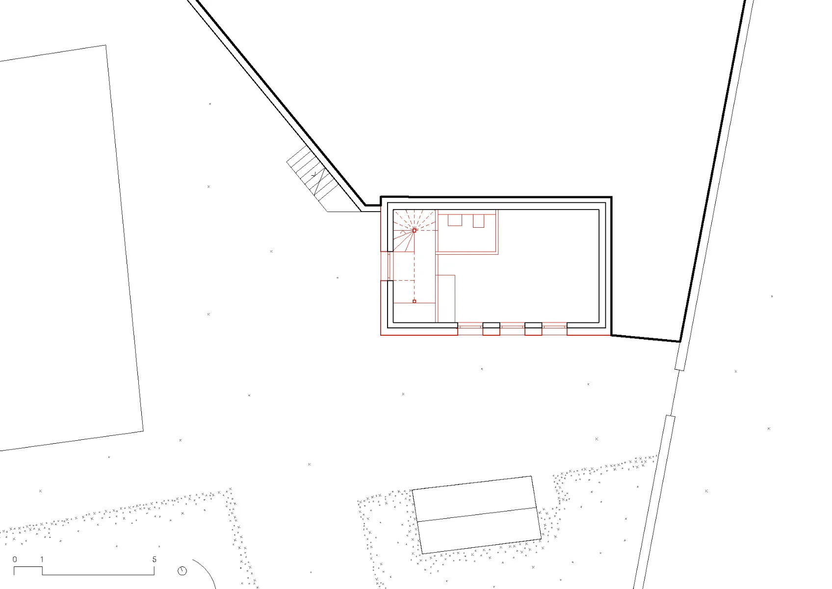 Grundriss EG, Grafik