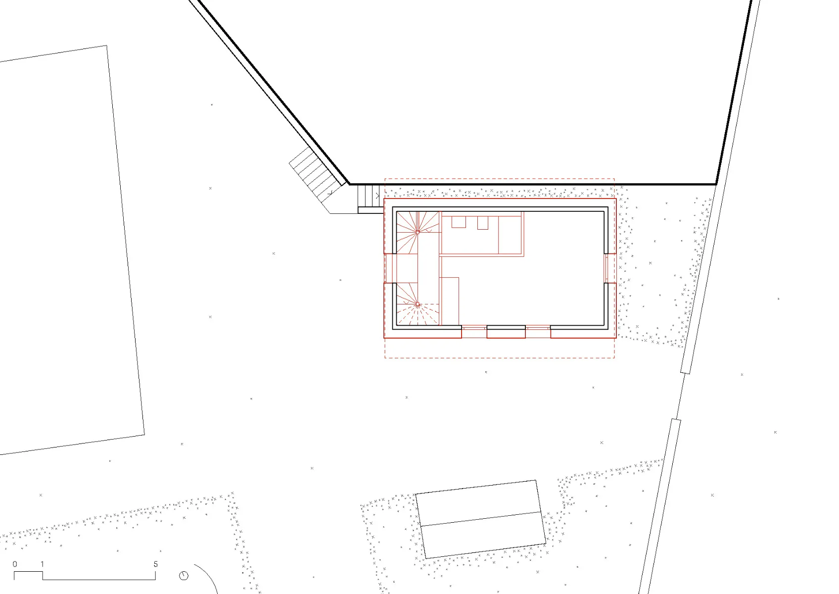 Grundriss 1. OG, Grafik