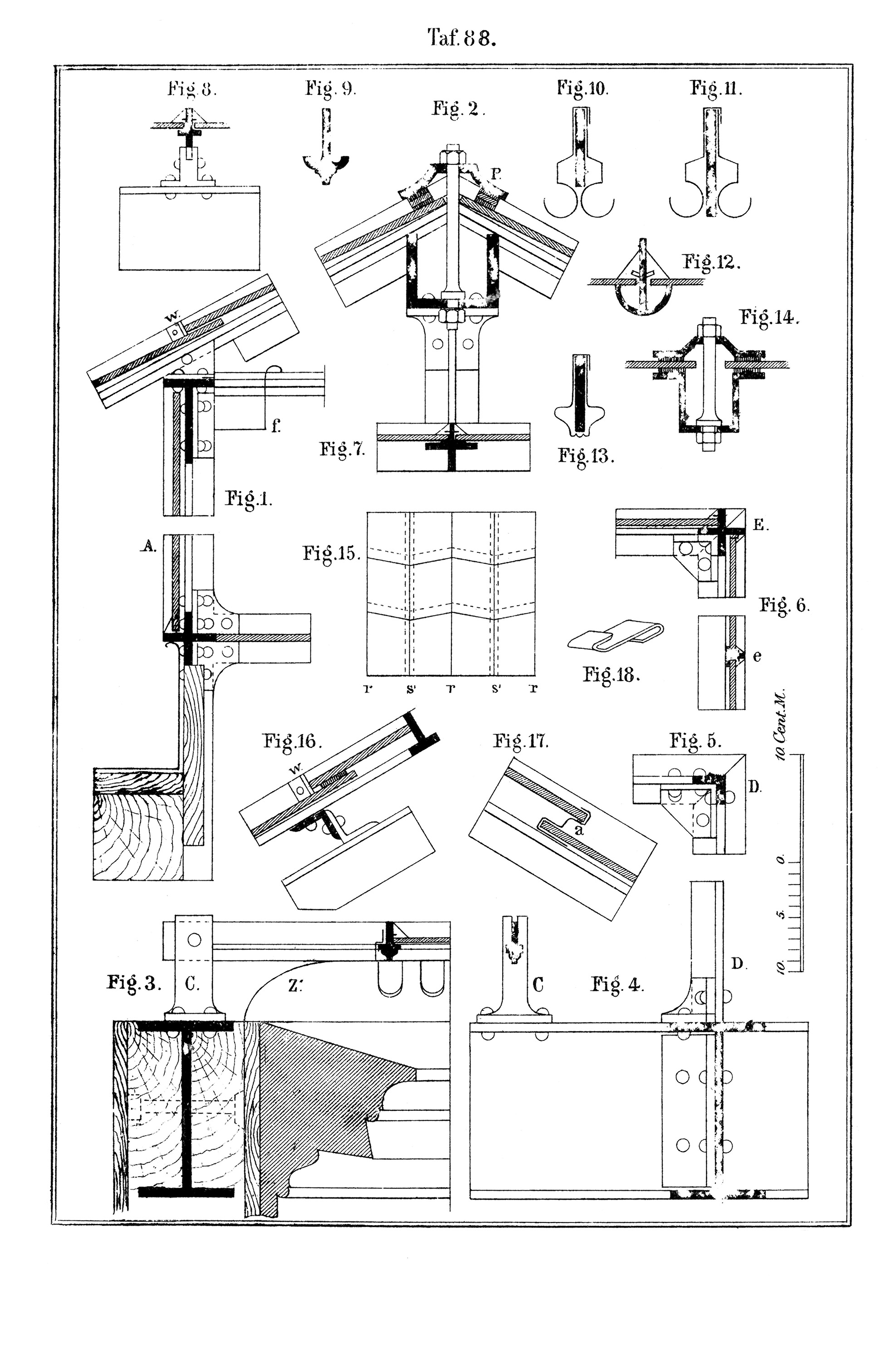 Oberlichter Stahl/Glaskonstruktionen