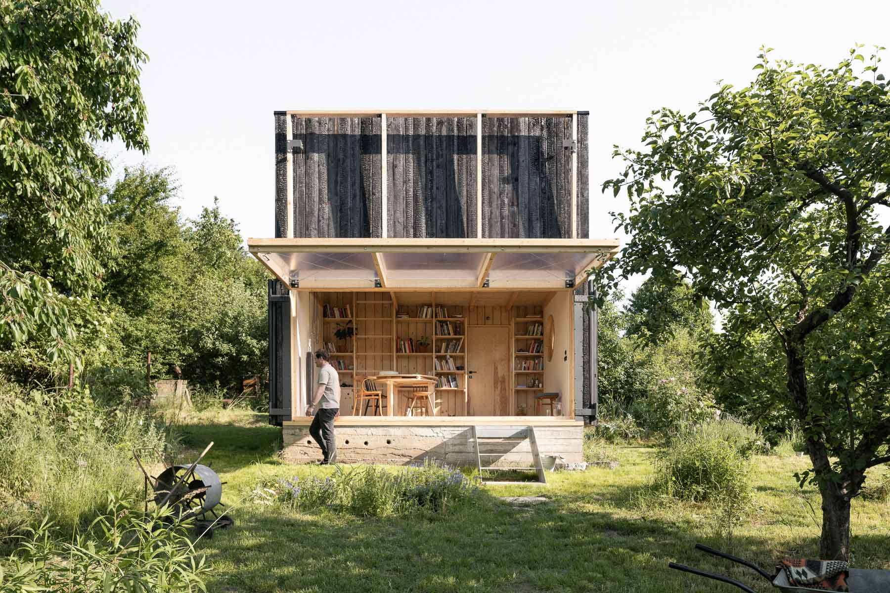 Gartenpavillon in Prag von Byró Architekti