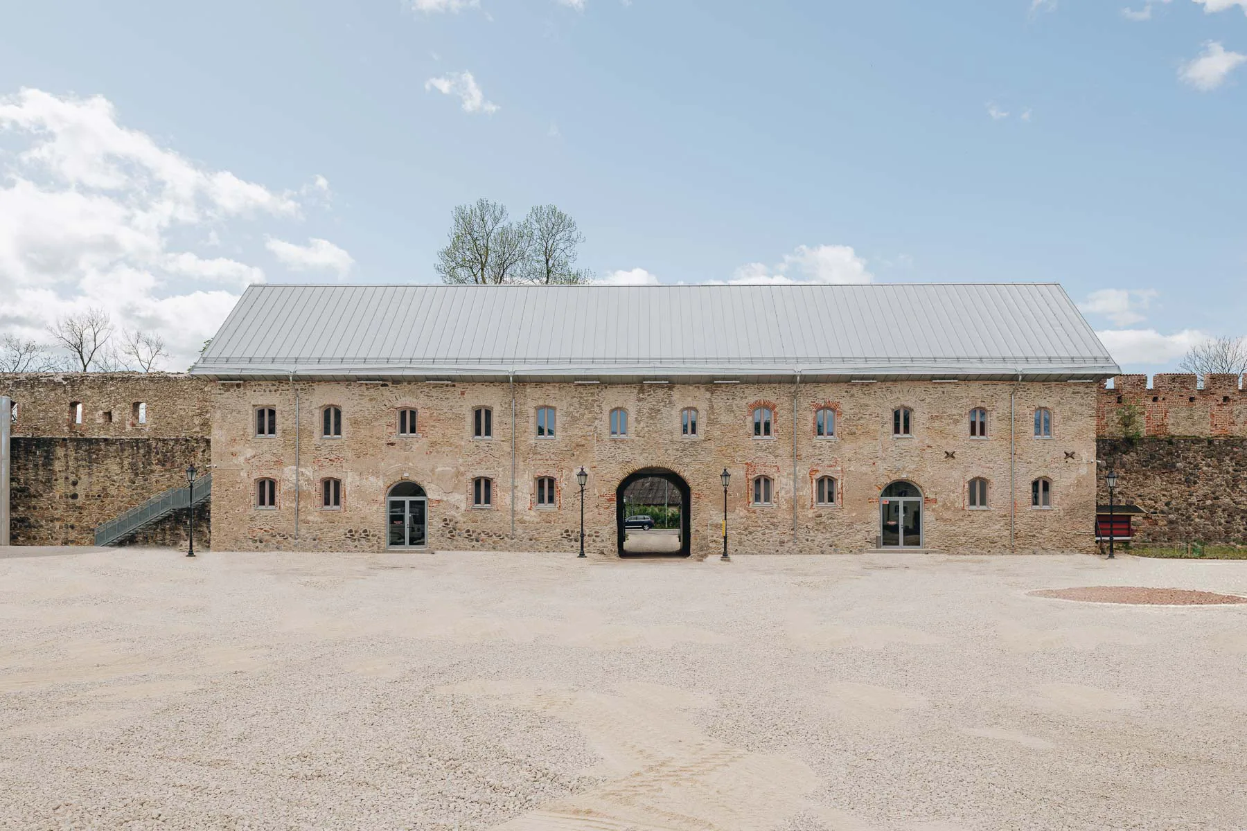 Das Torhaus beherbergt nun ein Besucherzentrum und Museum.