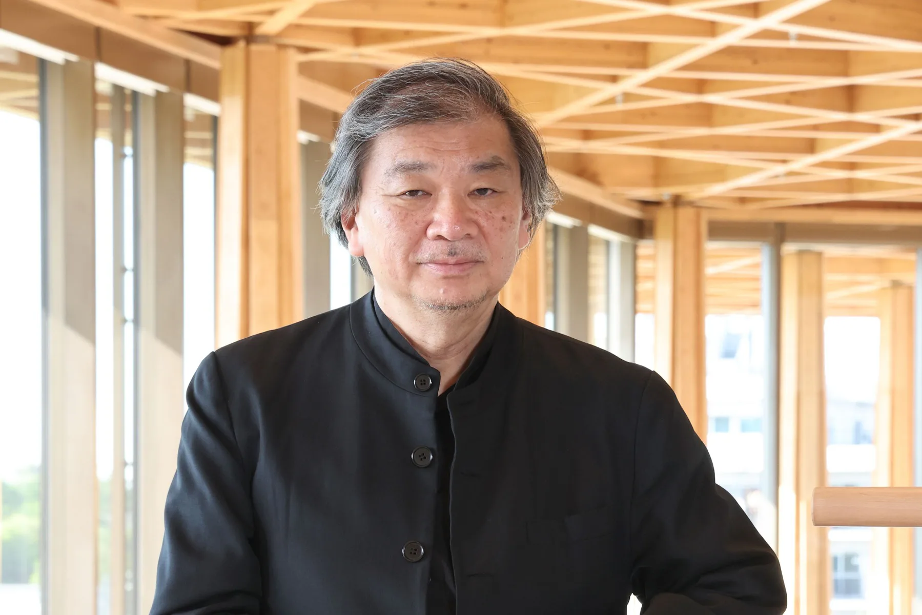Shigeru Ban im Toyota City Museum, April 2024