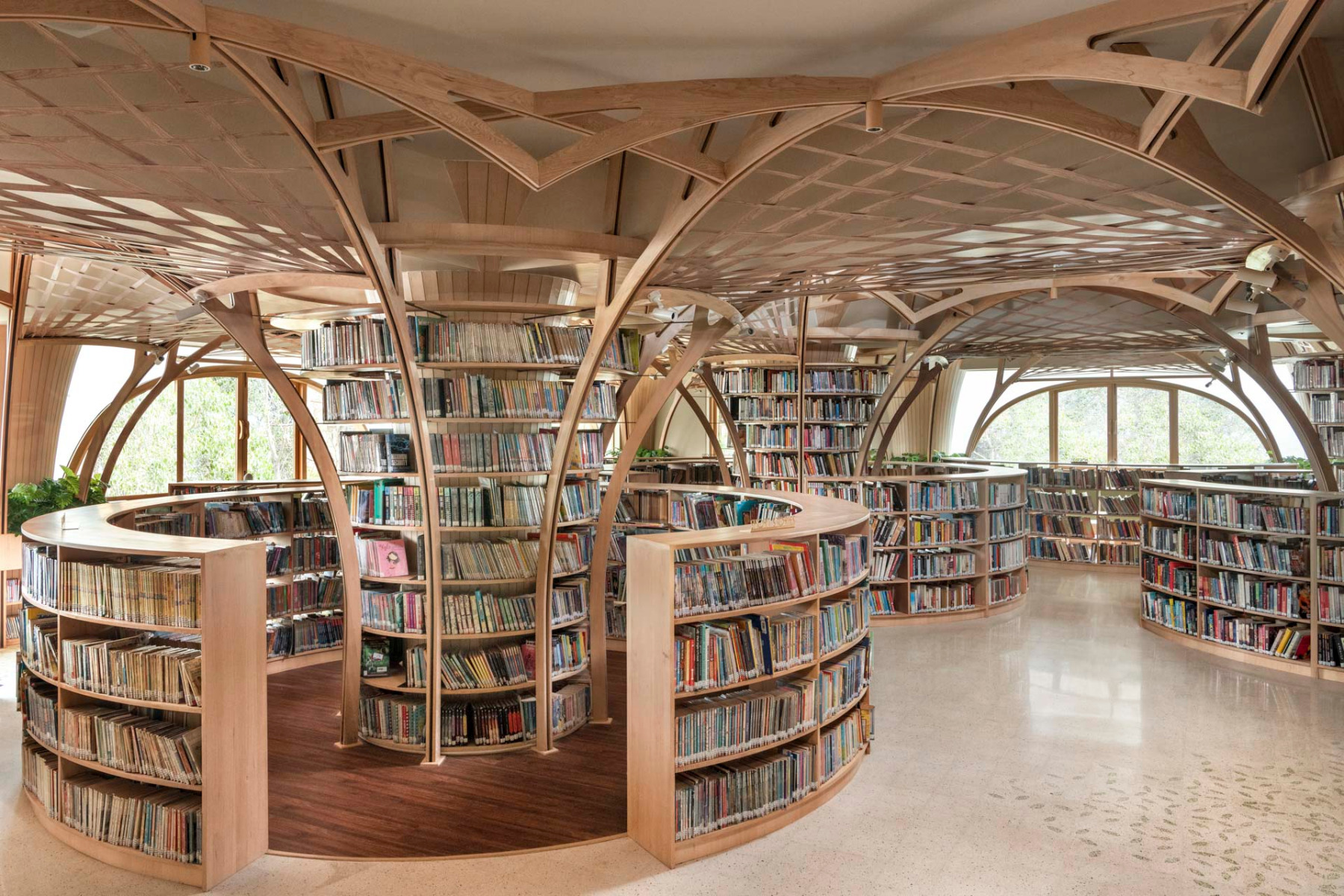 Bibliothek in Mumbai von Studio Hinge