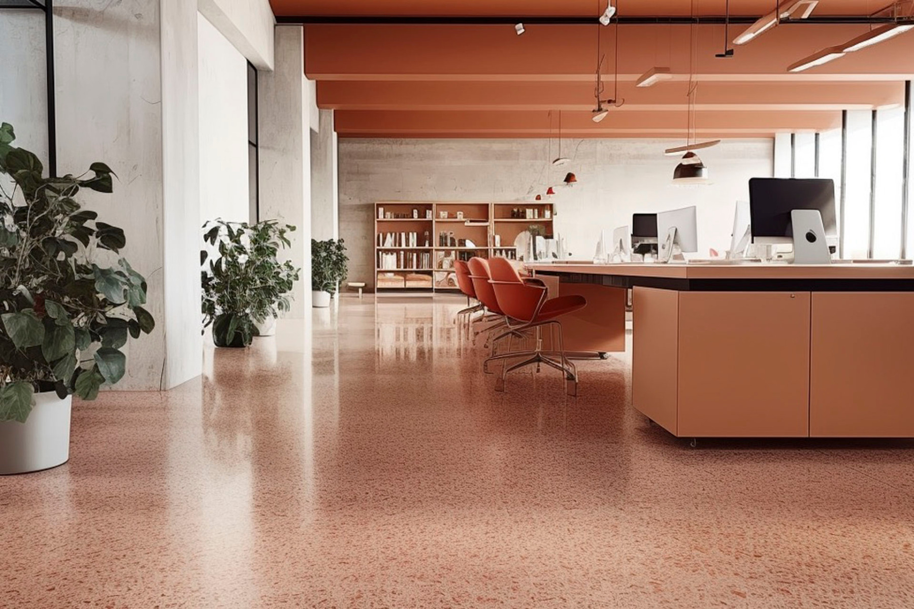 Nachhaltiges Bauen mit Recyclingterrazzo