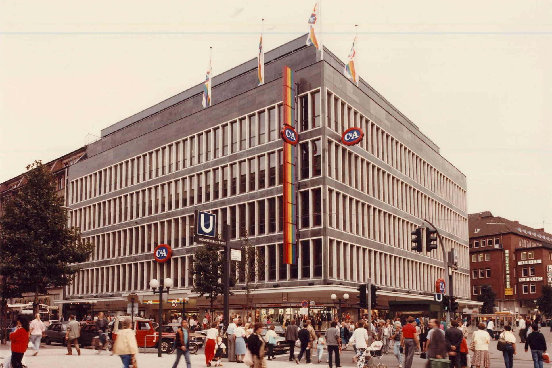 Fotografie C&A Hamburg 1985