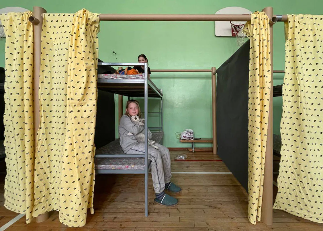 Notunterkunft in Lviv, Ukraine 2024