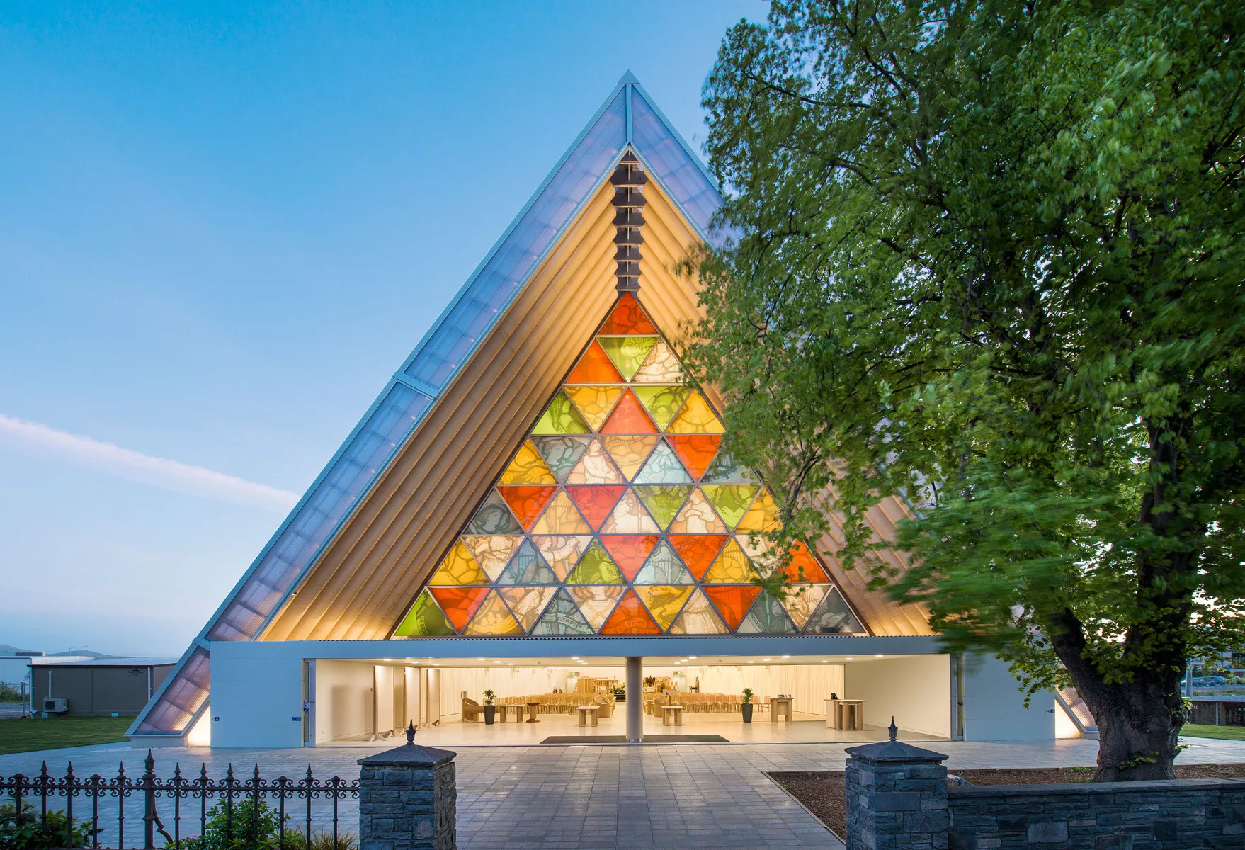 Cardboard Cathedral in Christchurch, Neuseeland (2013)