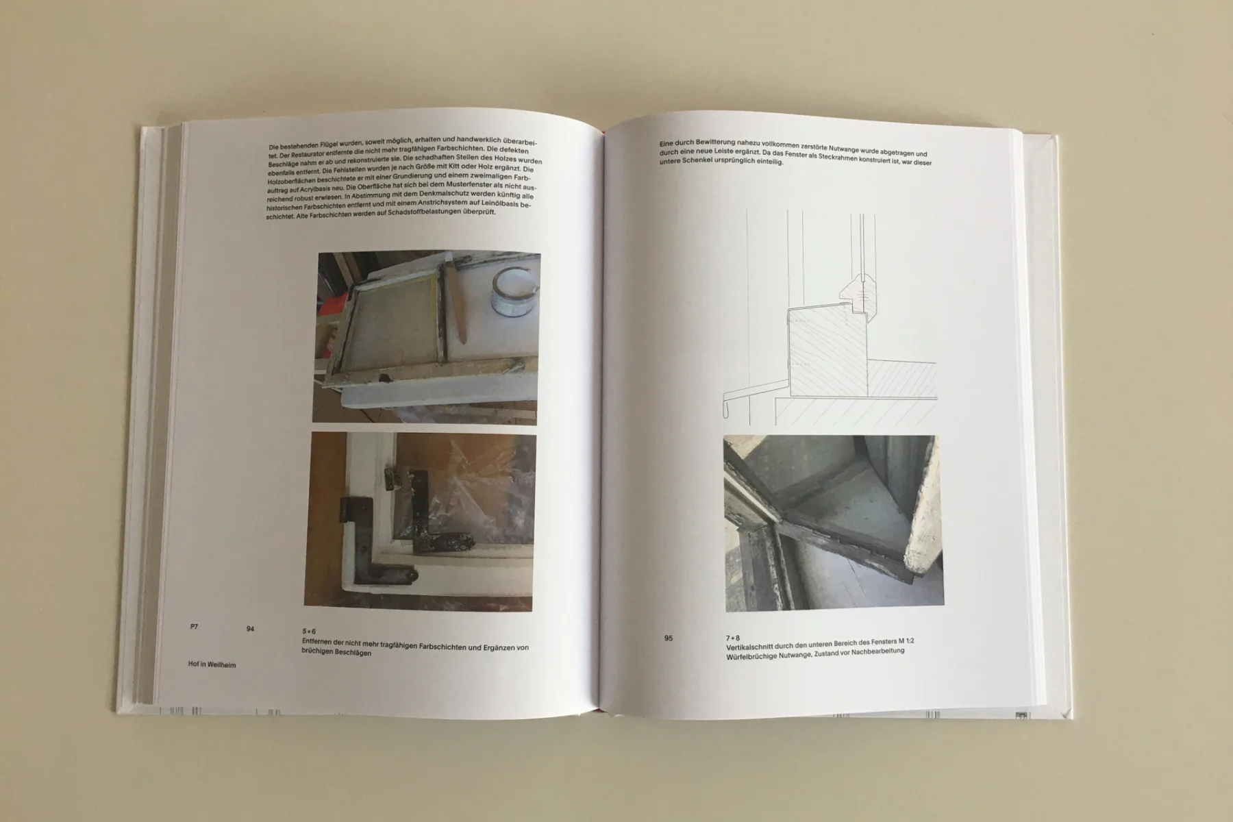 Doppelseite aus dem Buch