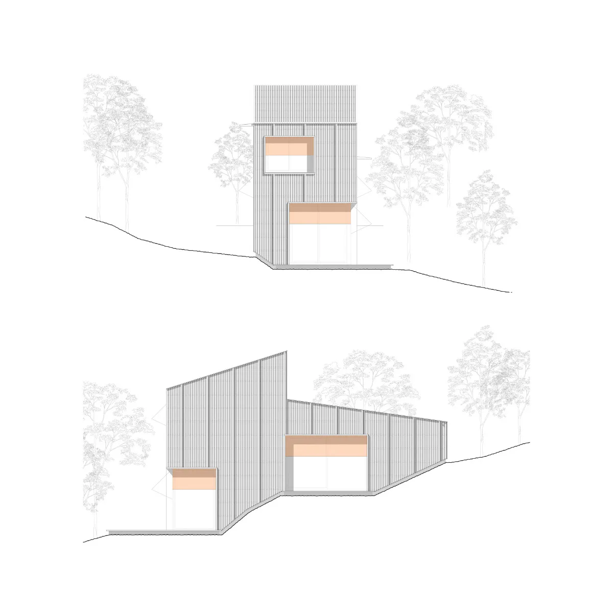 Ansicht Poolhaus