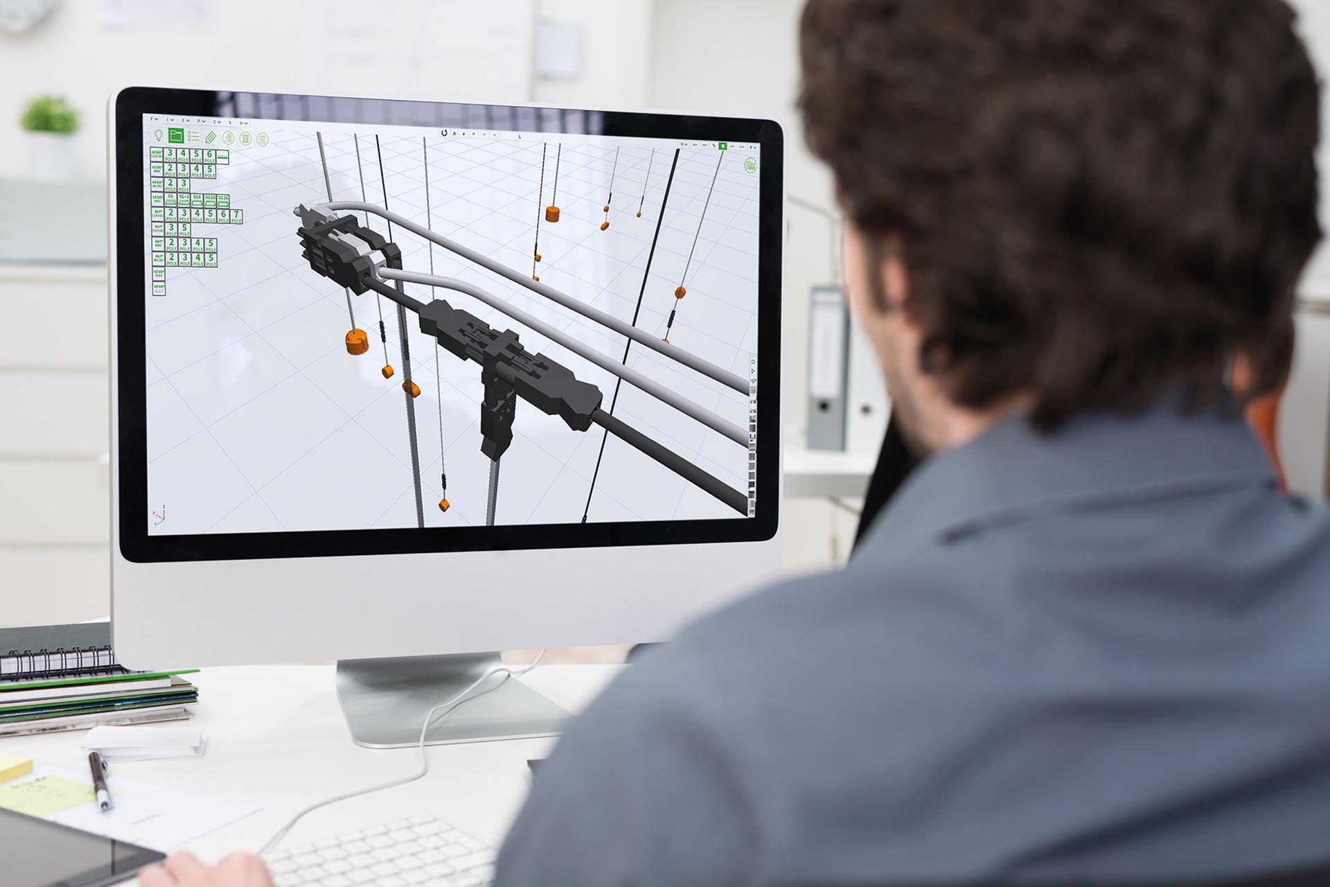 Mit dem neuen Building Solutions Designer von Wieland Electric lassen sich Verlegewege präzise planen und visualisieren.