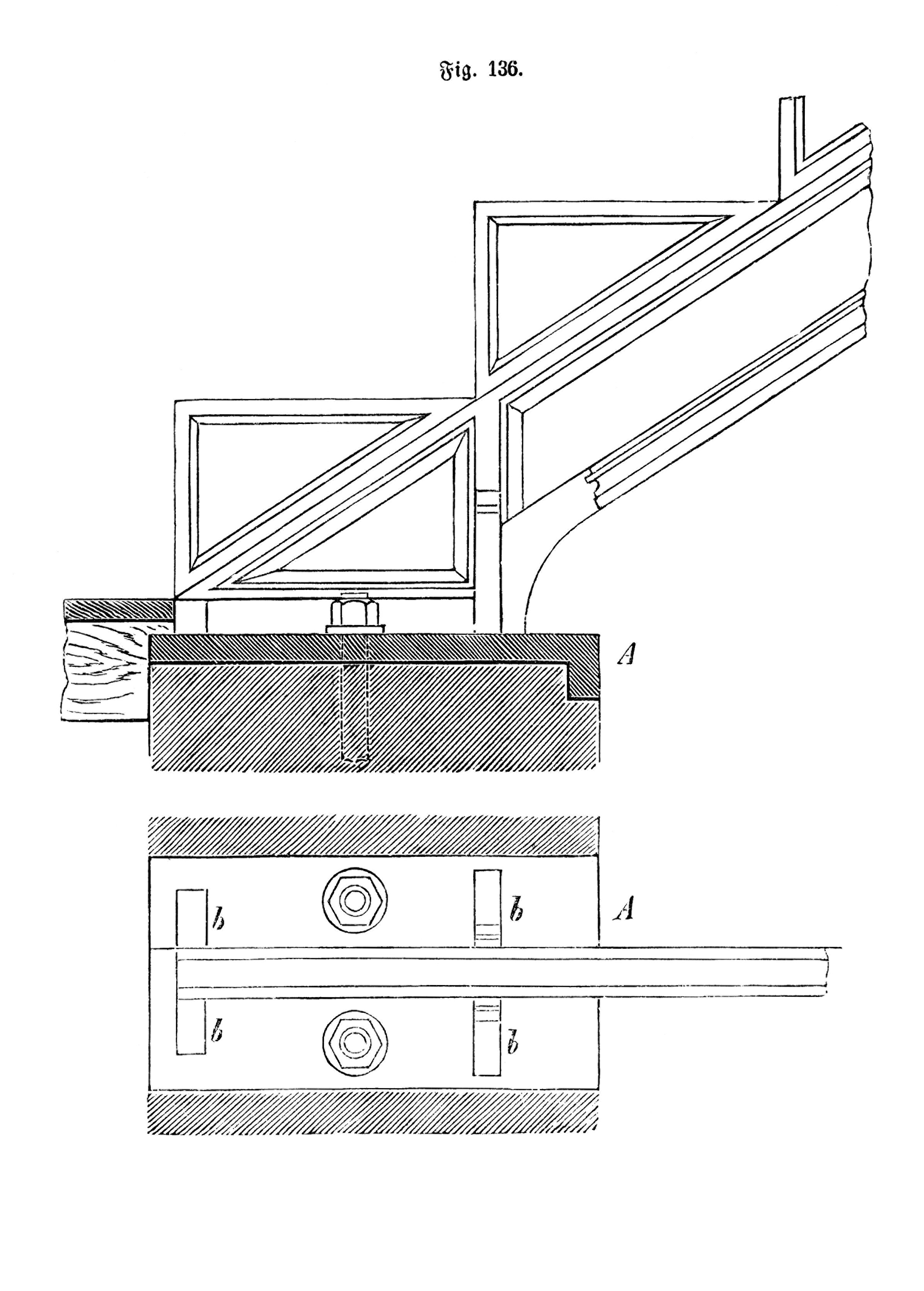Fig. 136. // Detail Trittstufe [Anm. d. Red.]