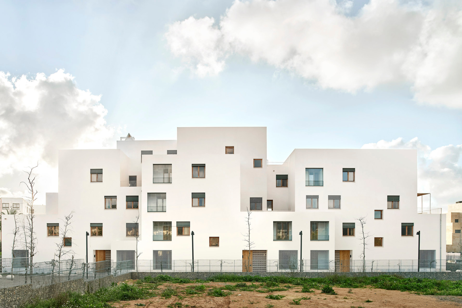 Earthern Social Housing in Ibiza